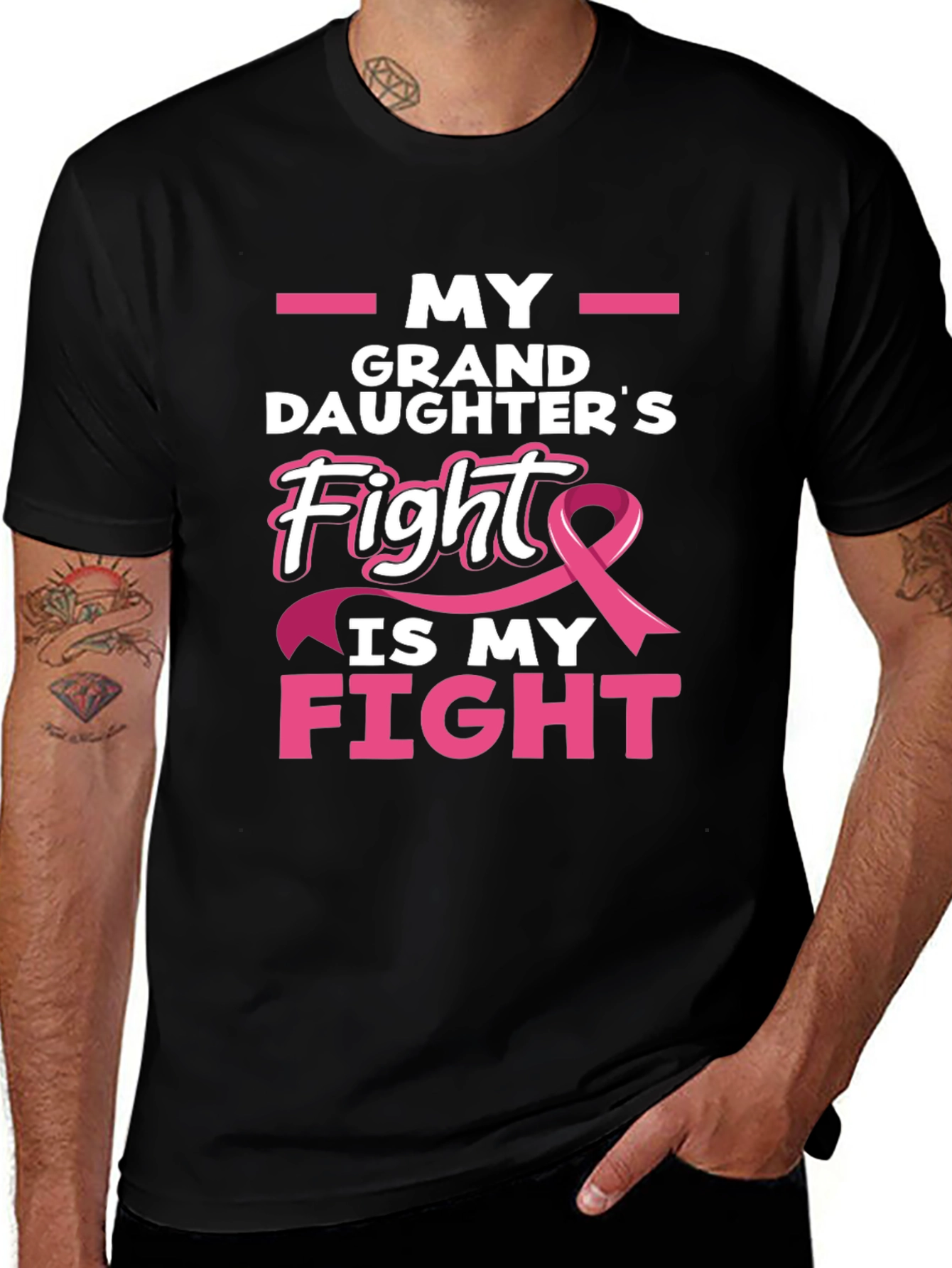 Variant 30 of Granddaughter's Fight Is My Fight T-Shirt