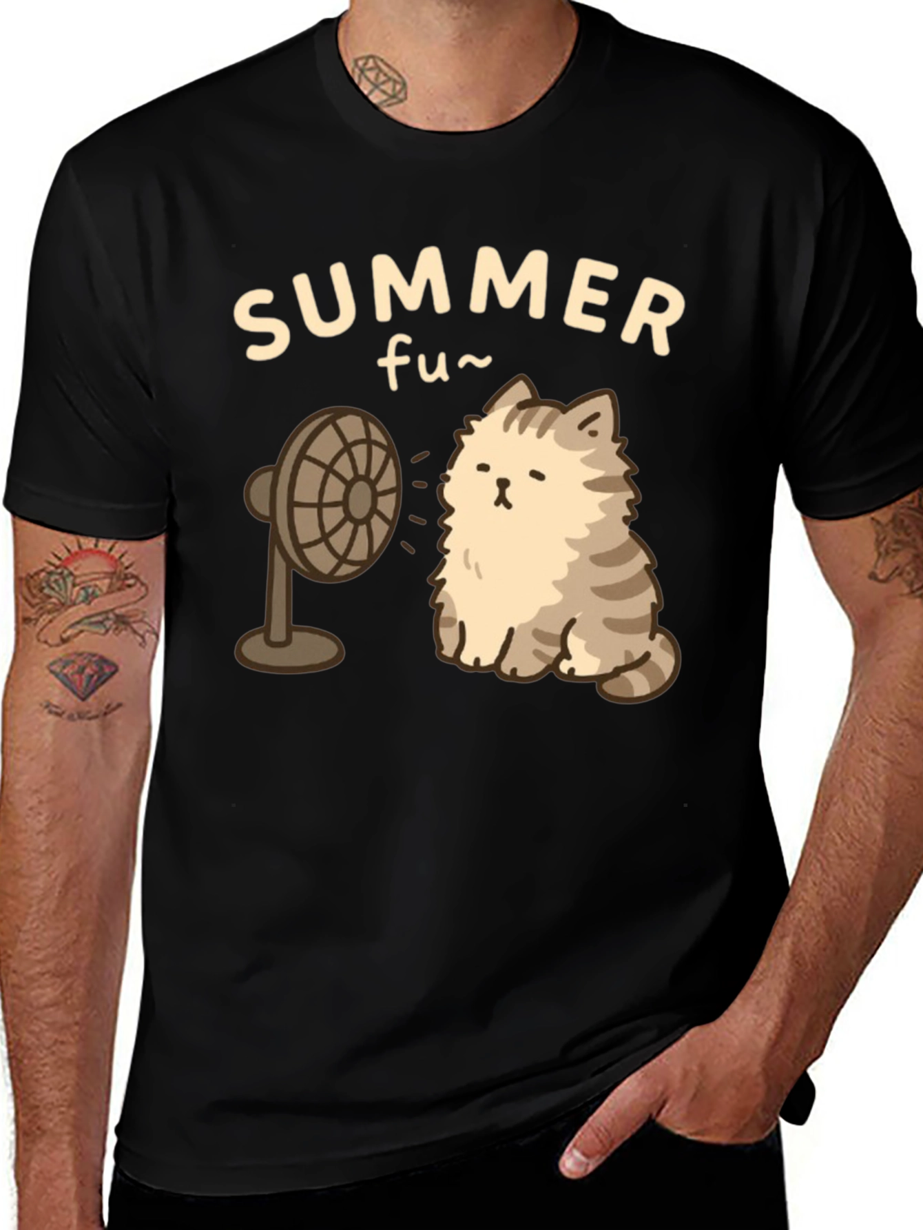 Variant 24 of Summer Fun Cat T-Shirt