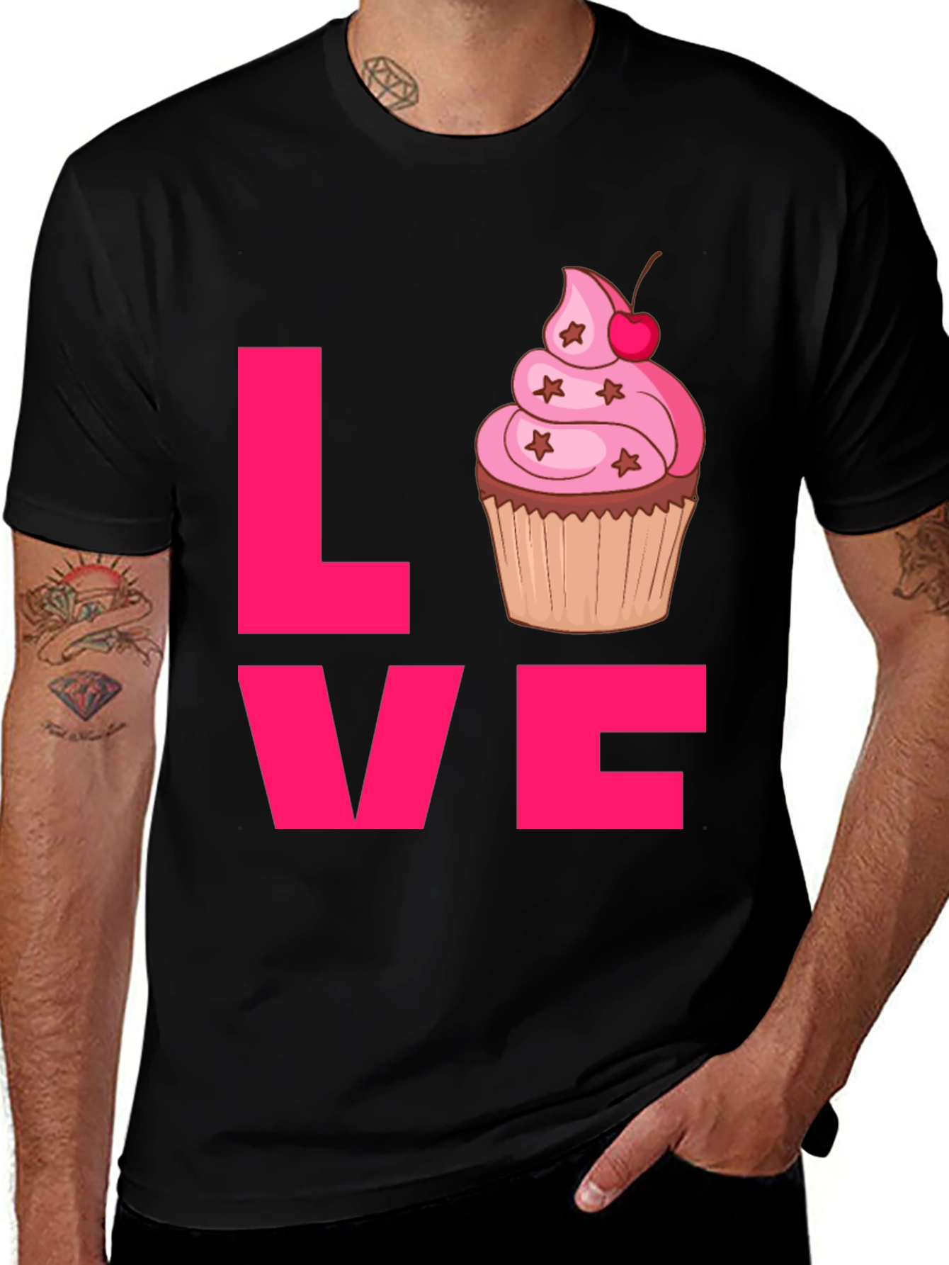 Variant 17 of Love Cupcake Graphic Tee - Sweet Style!