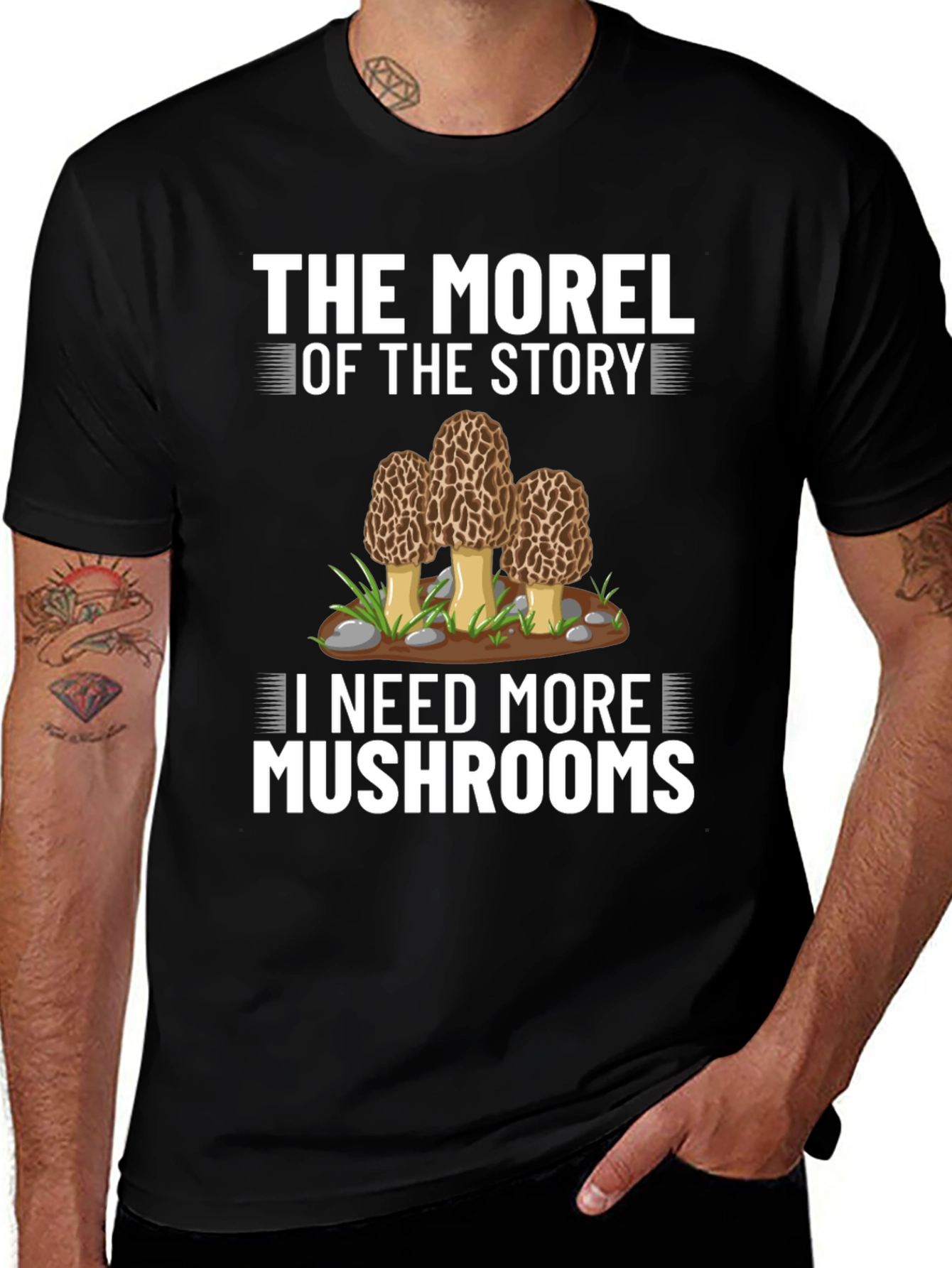 Variant 16 of Morel of the Story Mushroom T-Shirt