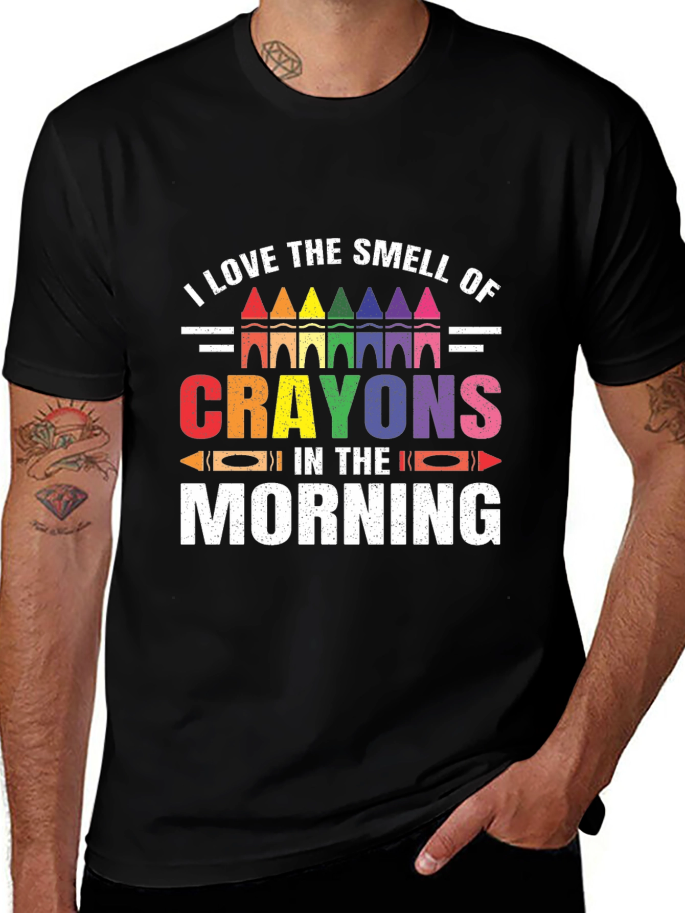 Crayon Smell T-Shirt - Teacher Apparel