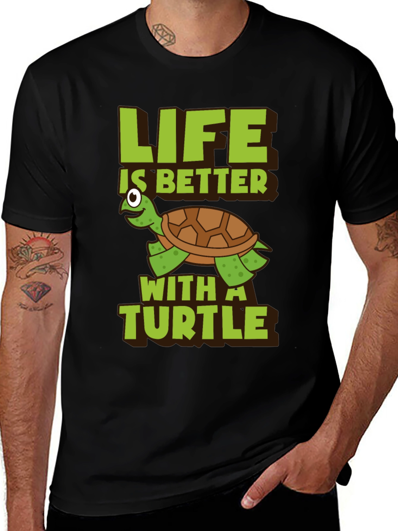 Variant 19 of Life is Better with a Turtle T-Shirt