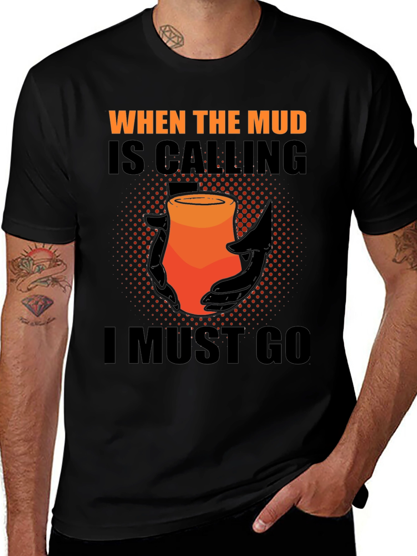 Variant 30 of The Mud Is Calling T-Shirt - Pottery Lover's Tee