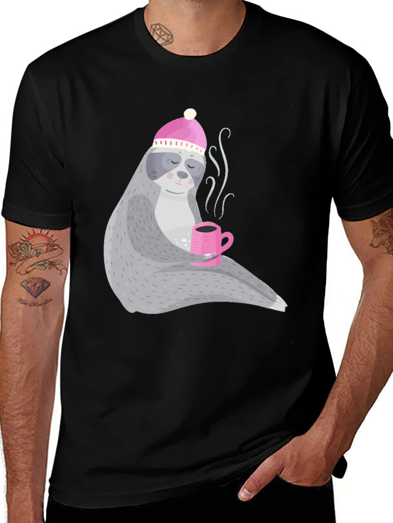 Variant 7 of Cozy Sloth T-Shirt - Relaxed Fit