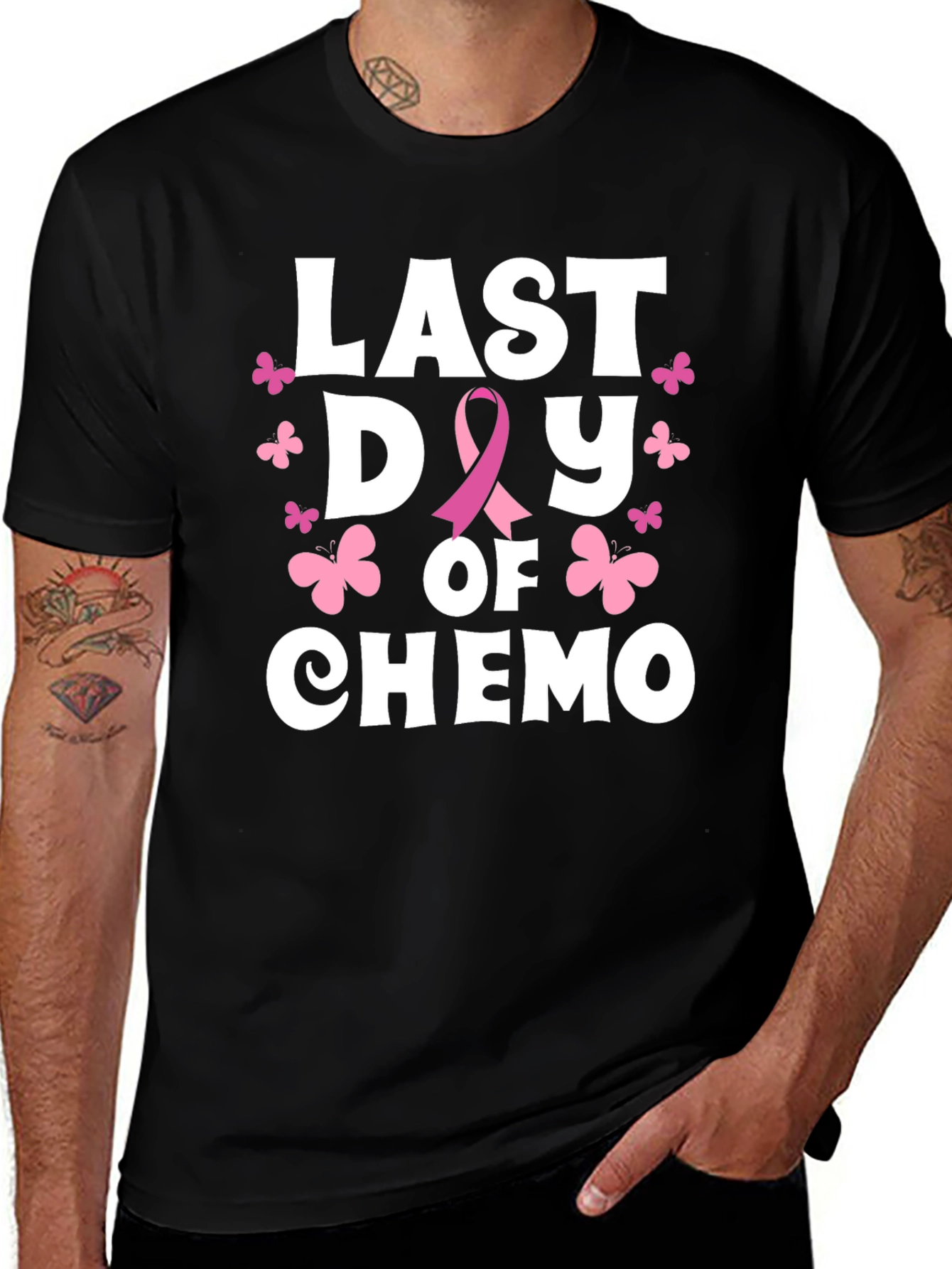 Last Day Of Chemo T-Shirt Cancer Support