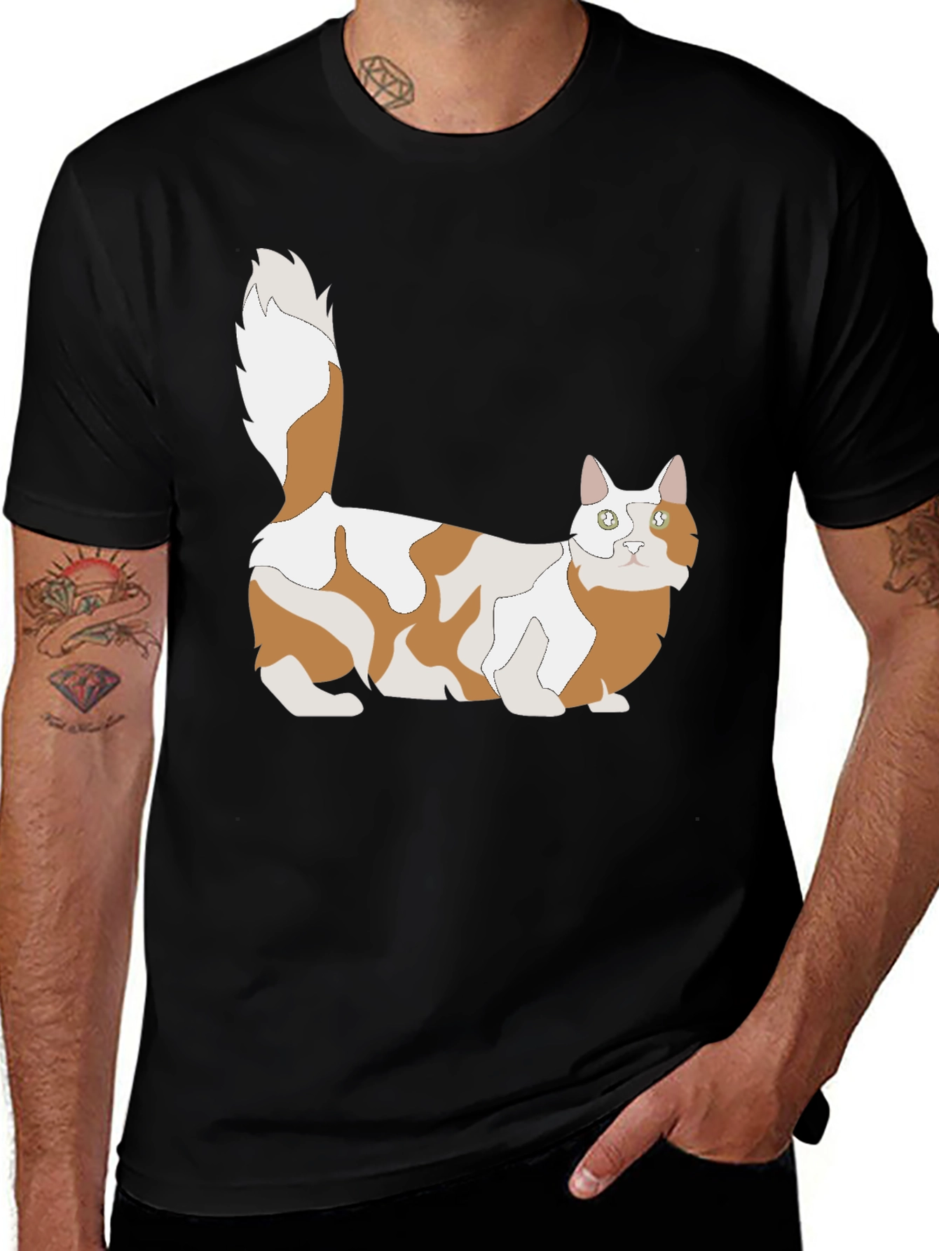 Variant 13 of Funny Cat Graphic T-Shirt - Novelty Tee
