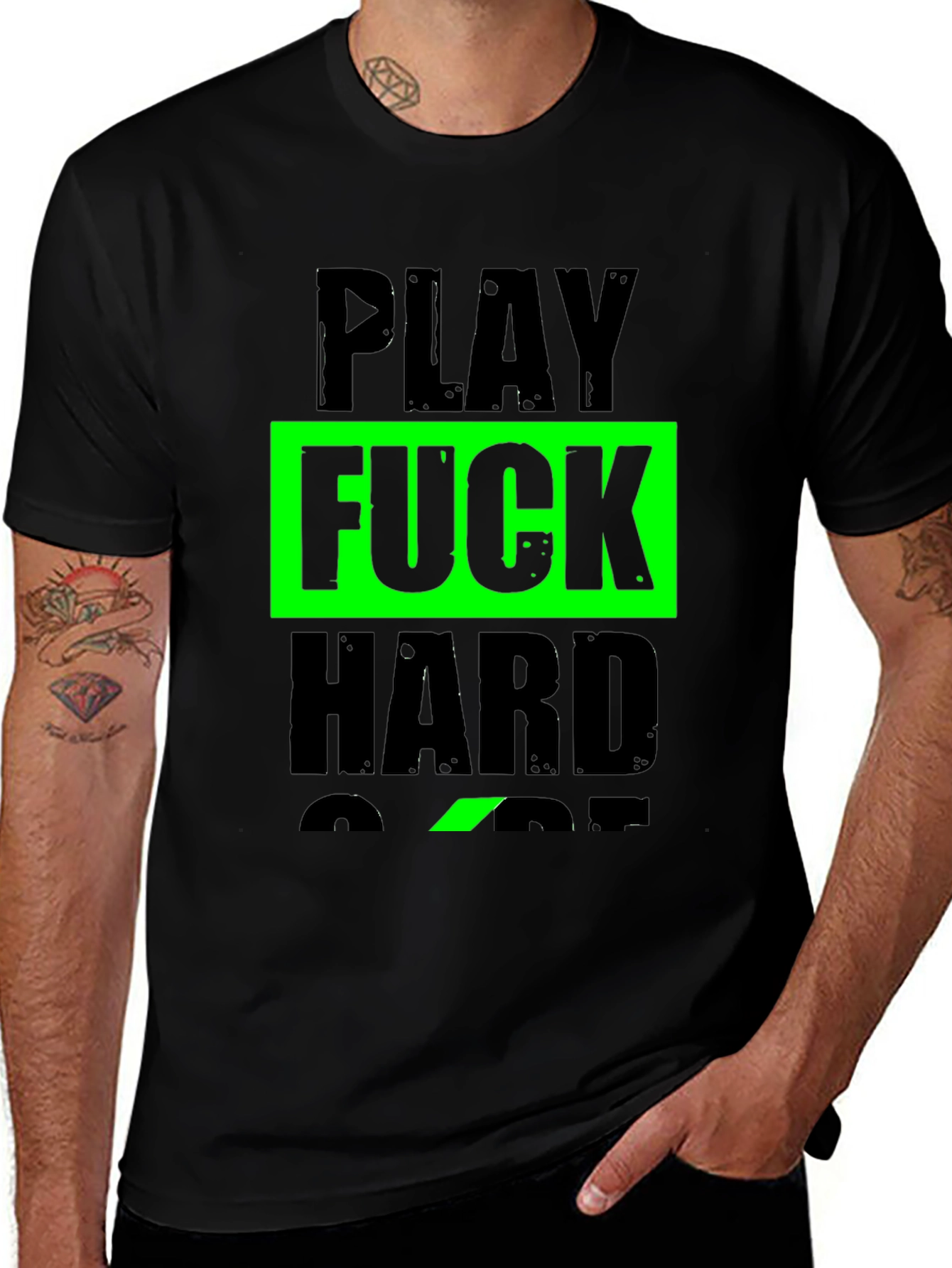 Variant 11 of Play Hard Graphic T-Shirt