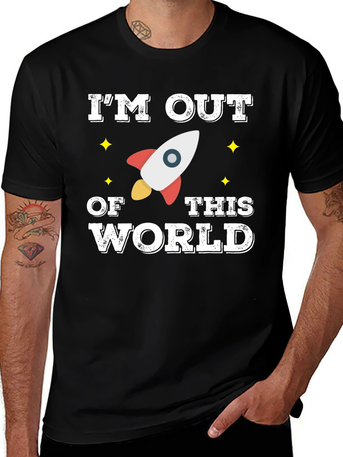 Variant 30 of Out of This World Rocket T-Shirt