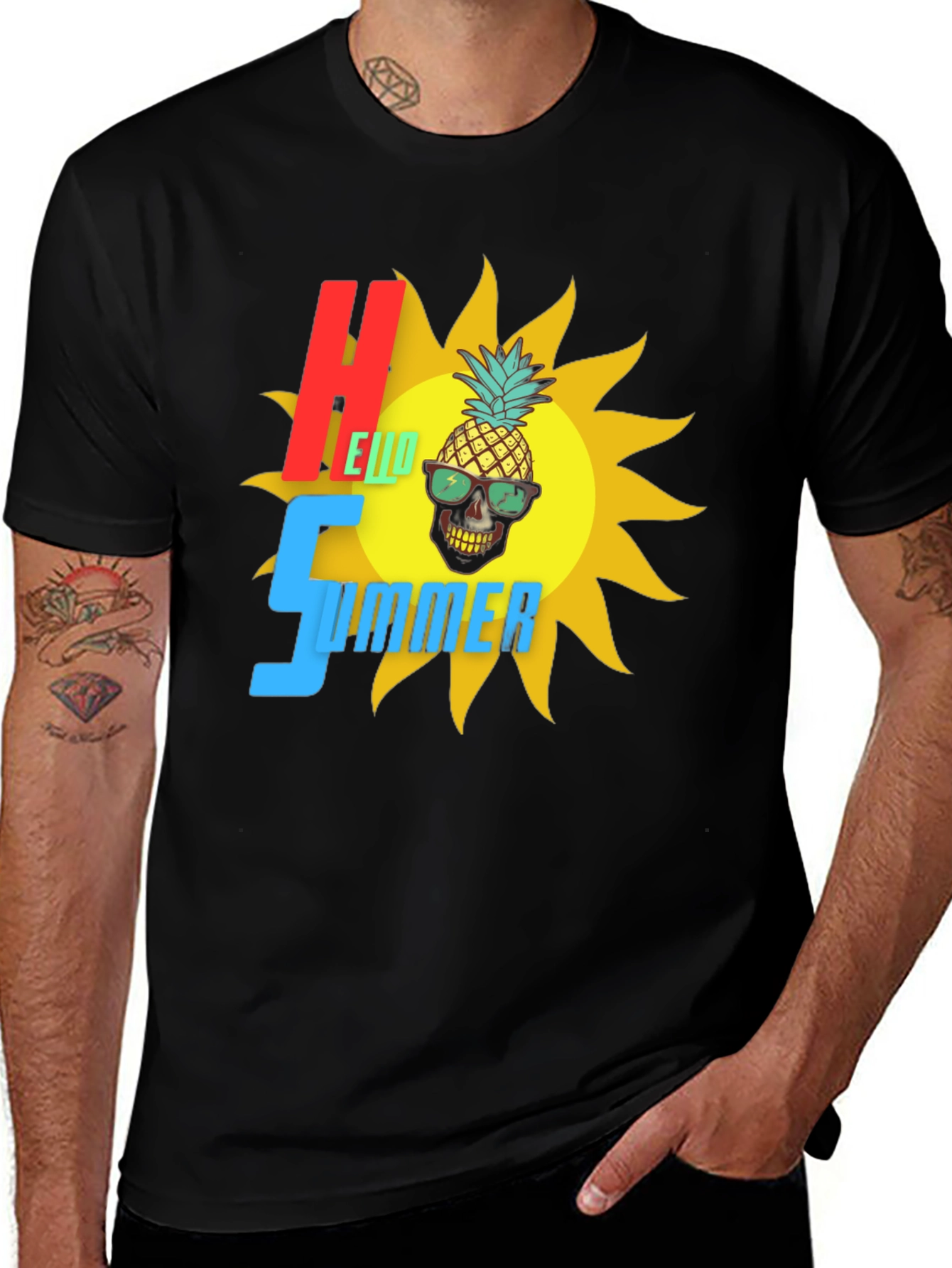 Hello Summer Graphic T-Shirt