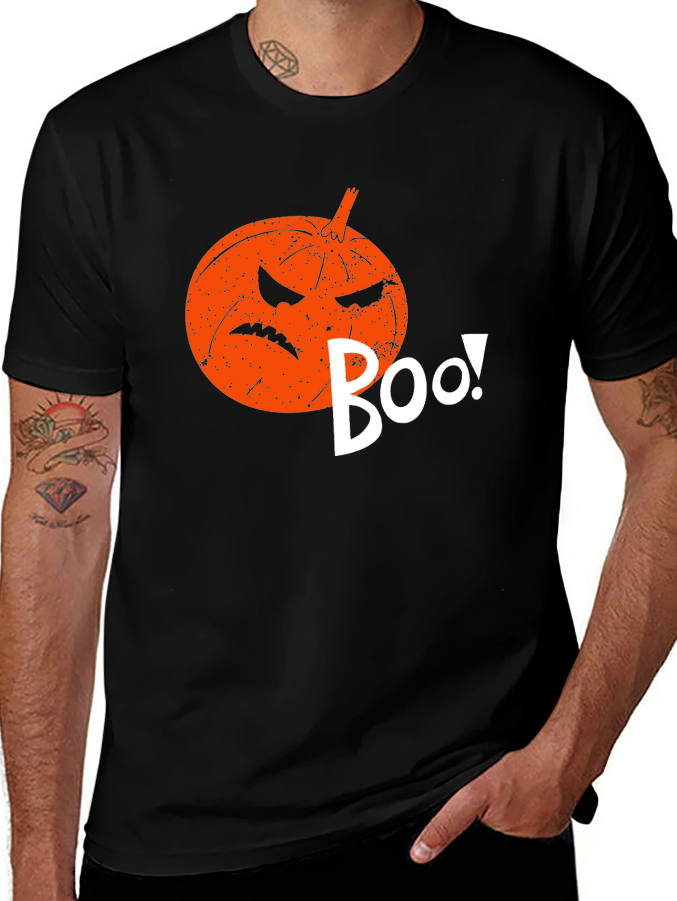 Halloween Pumpkin Boo! Graphic Tee