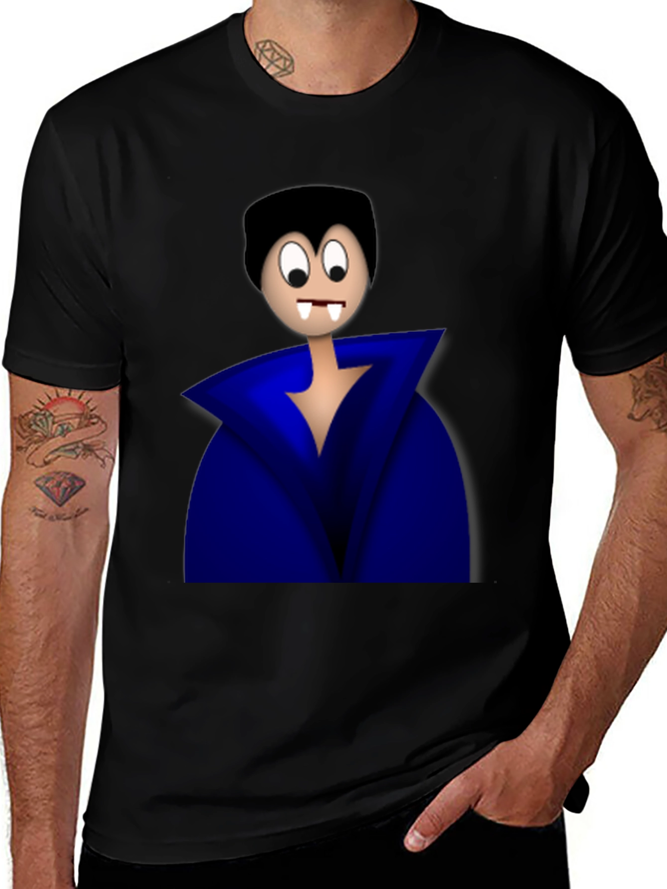 Variant 15 of Cartoon Vampire T-Shirt