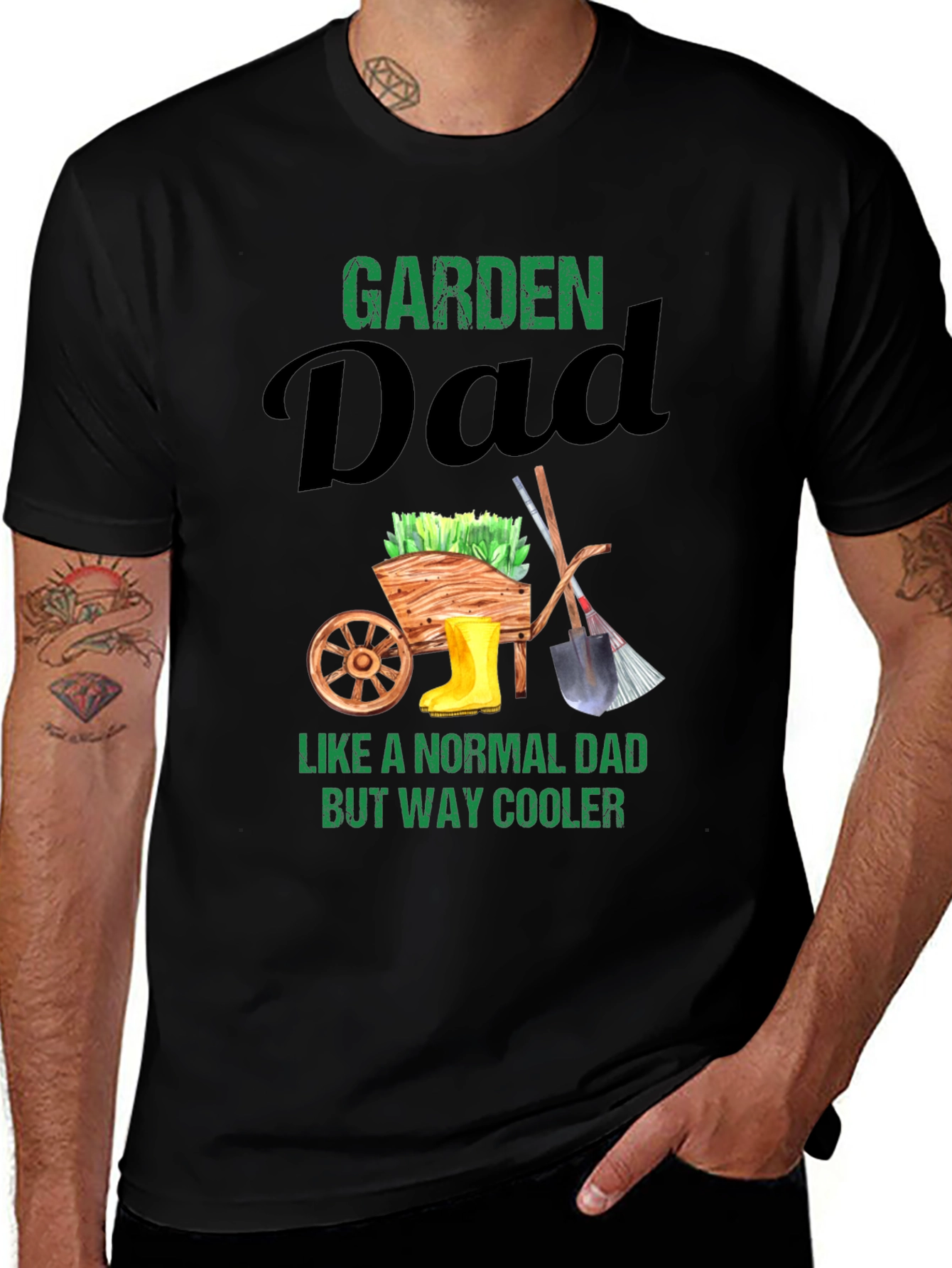 Garden Dad T-Shirt - Cool Gardening Father Tee