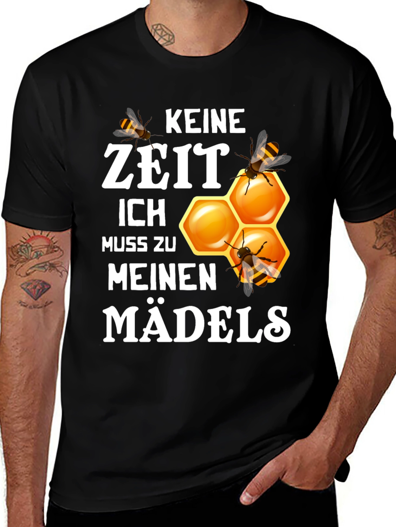 Keine Zeit Ich Muss Zu Meinen Madels T-Shirt