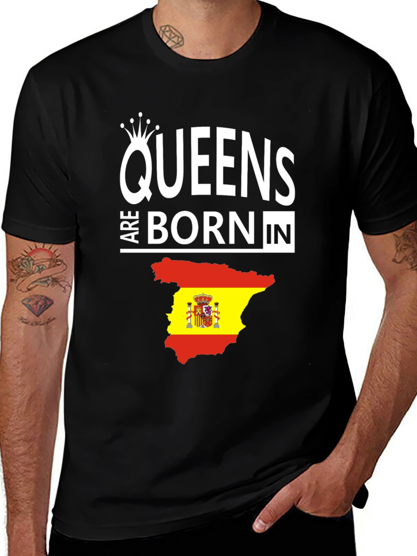 Queens Born In Spain T-Shirt
