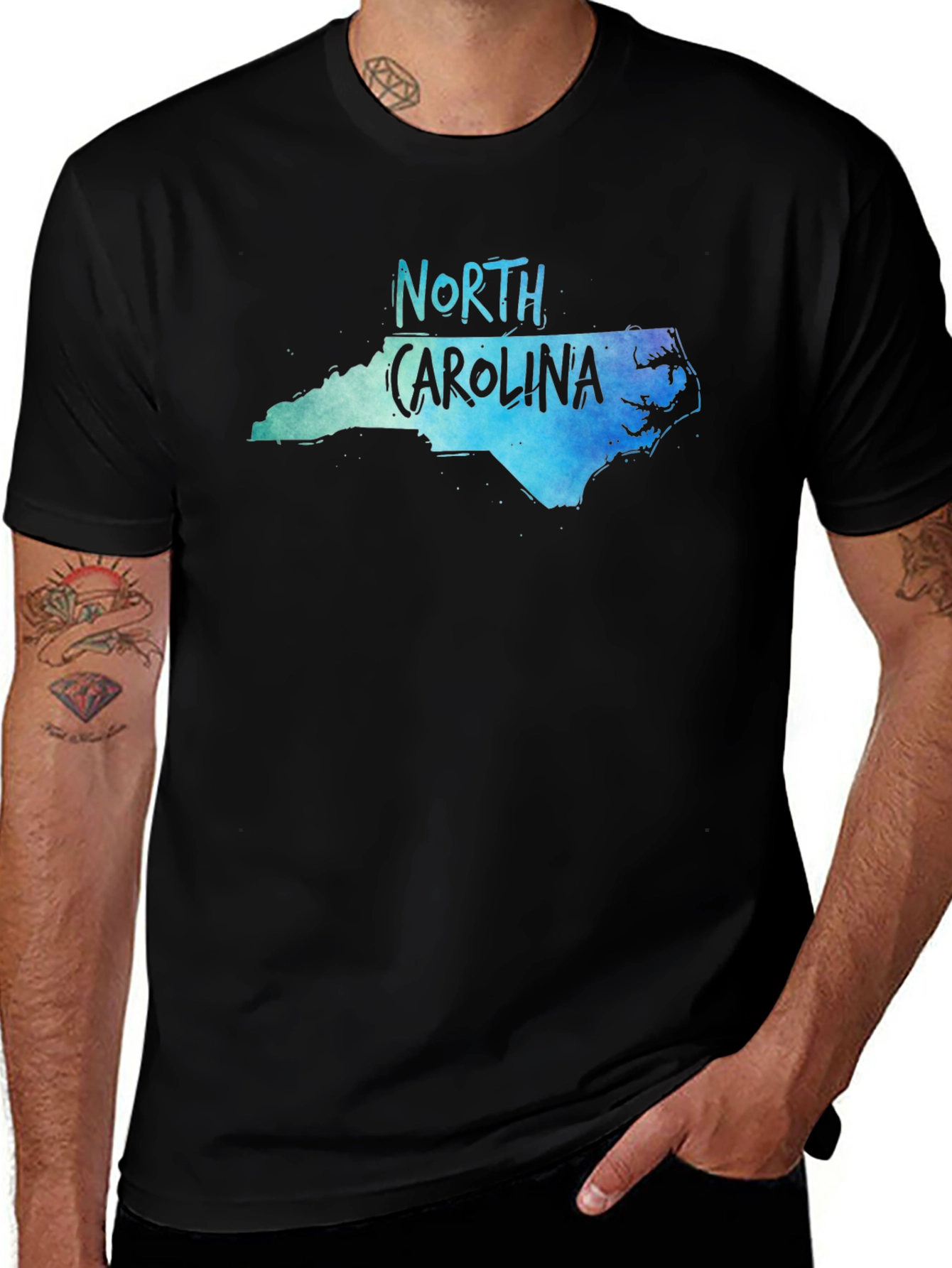 Variant 23 of North Carolina Graphic T-Shirt