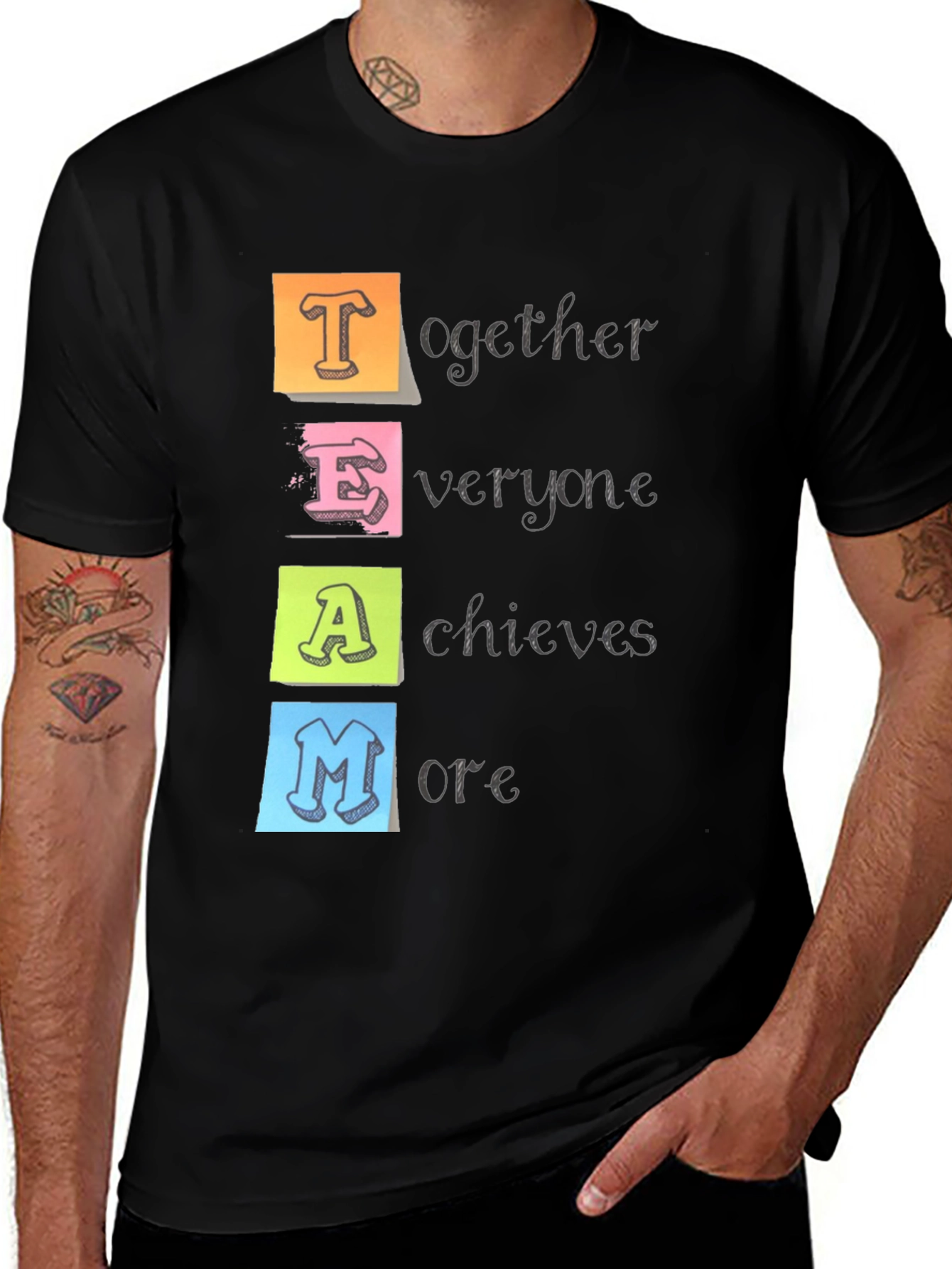 Variant 15 of TEAM Together Everyone Achieves More T-Shirt