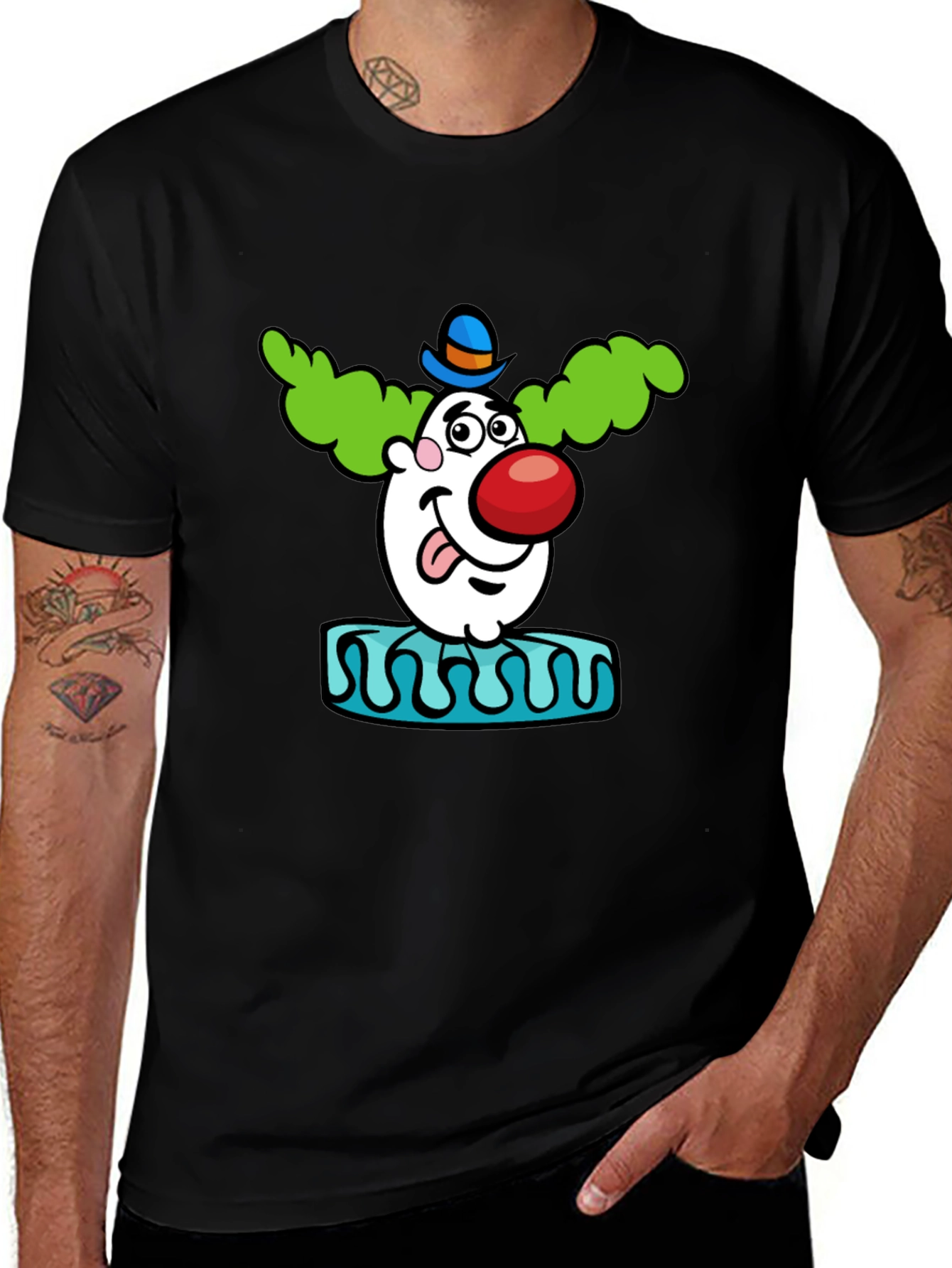 Variant 16 of Clown Graphic T-Shirt: Fun & Unique Design