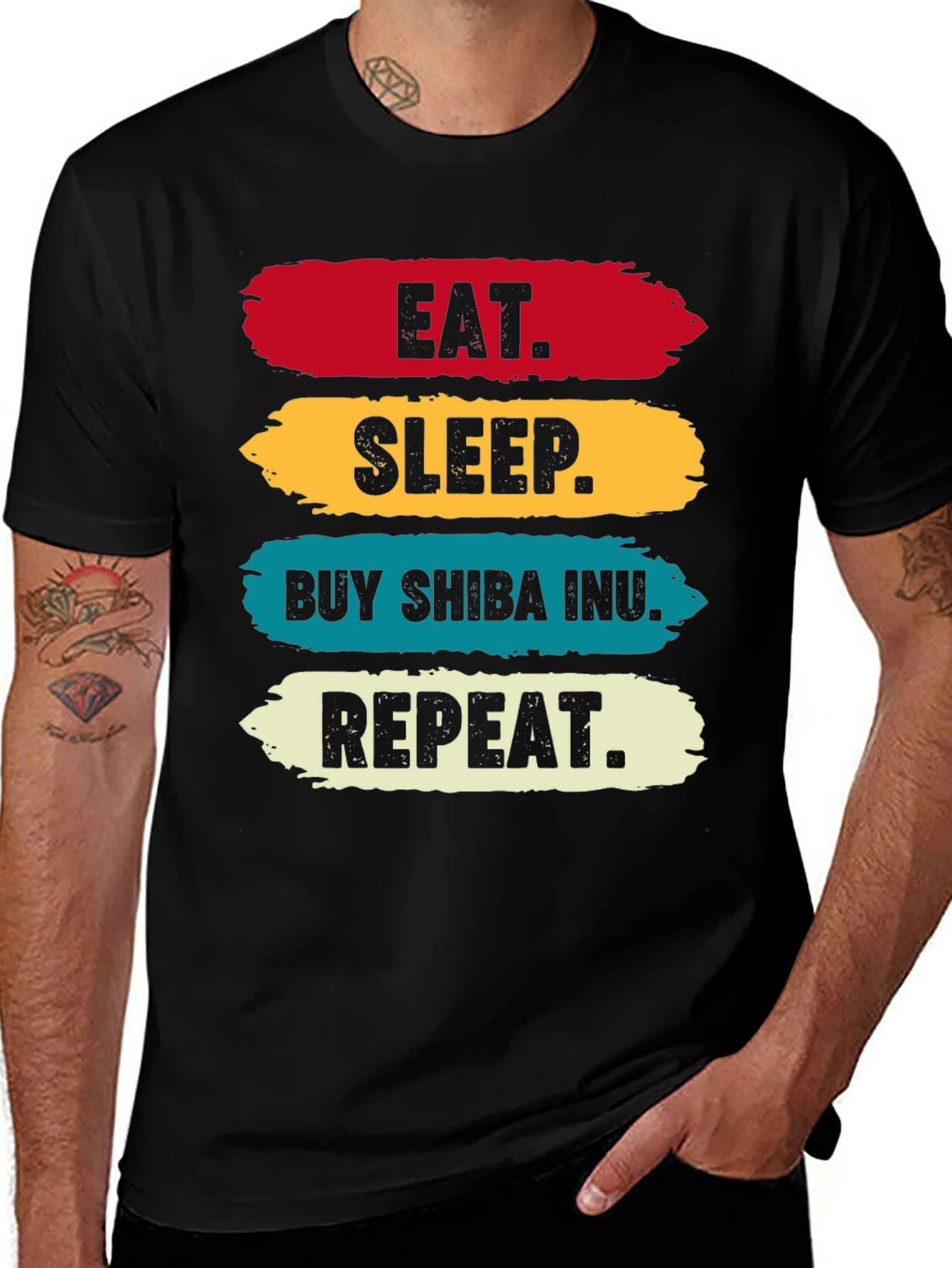Eat Sleep Buy Shiba Inu Repeat T-Shirt
