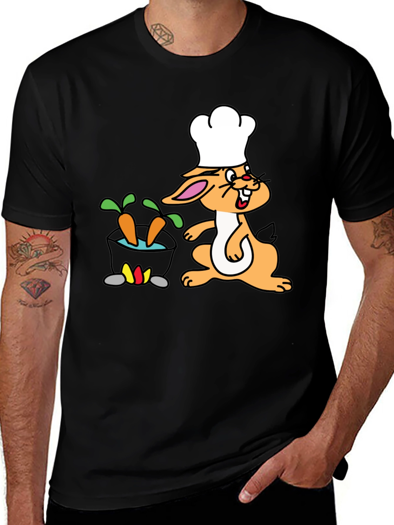Variant 5 of Chef Bunny Graphic Tee