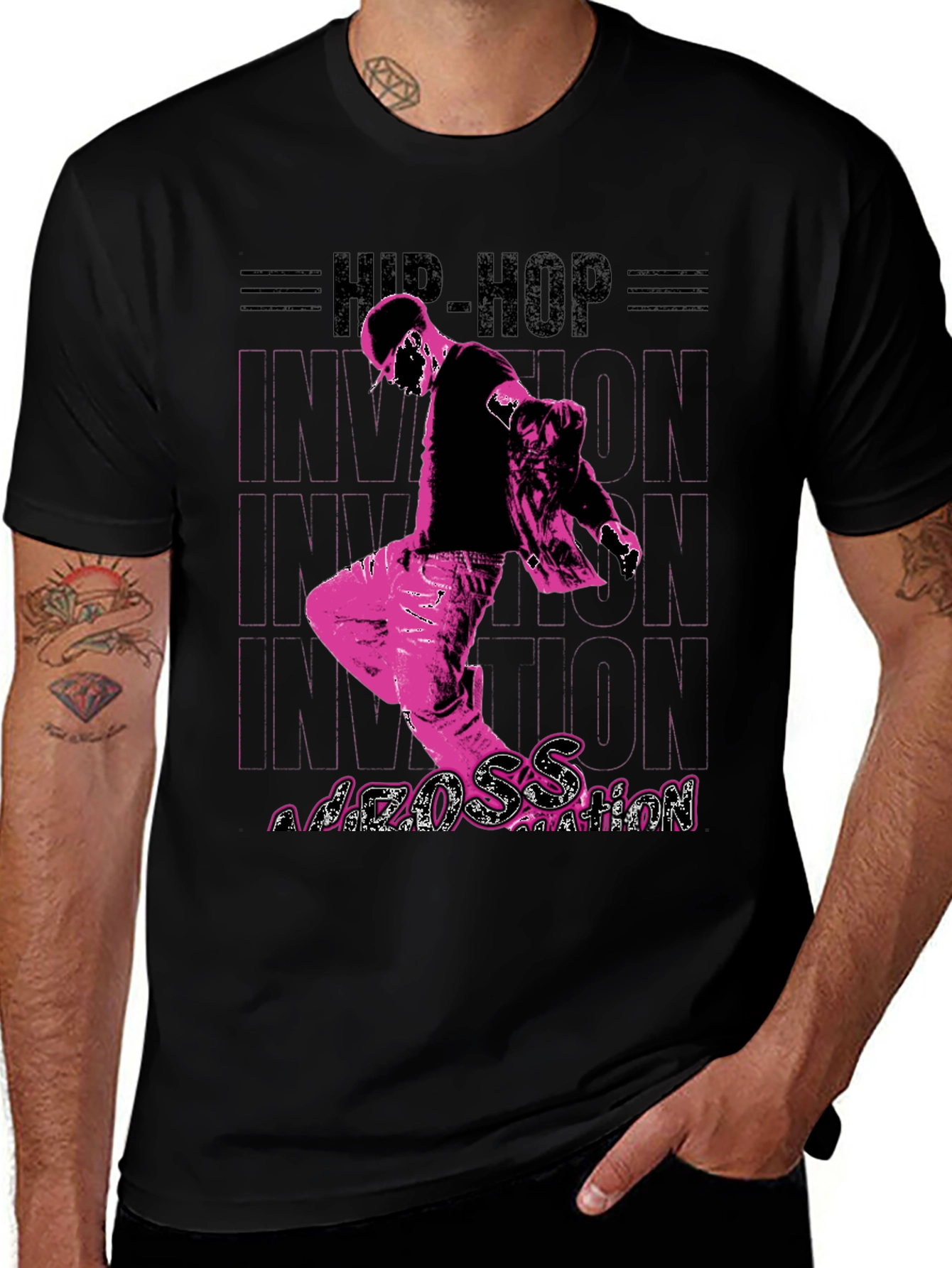 Variant 18 of Hip-Hop Invasion T-Shirt