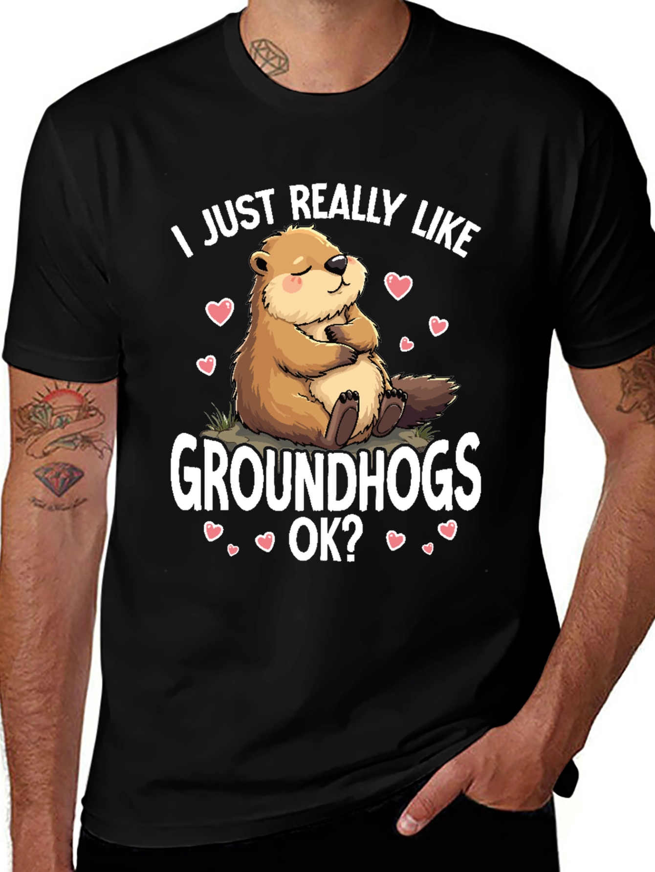 Variant 14 of Cute Groundhog Lover T-Shirt
