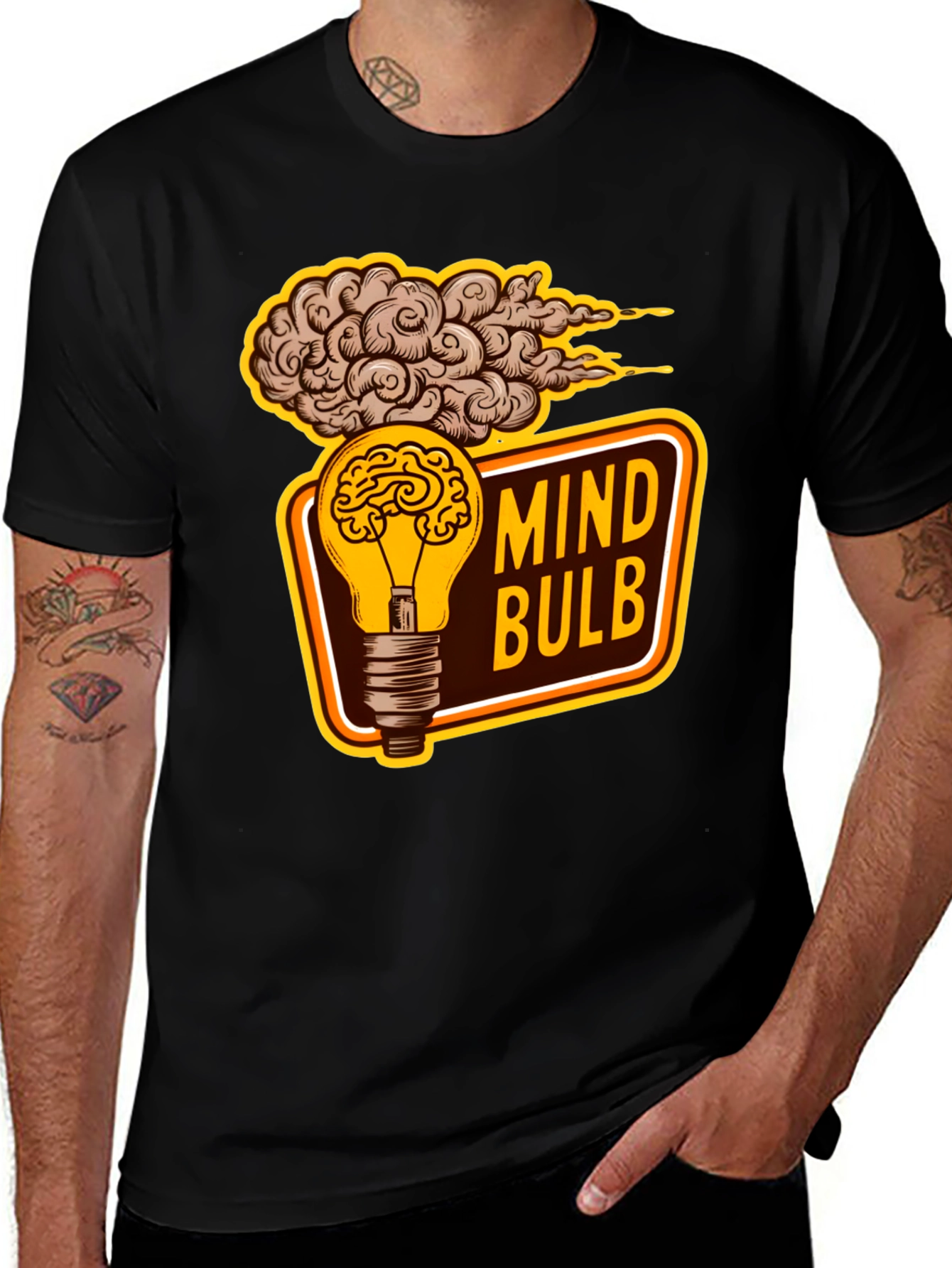 Variant 22 of Mind Bulb Graphic T-Shirt