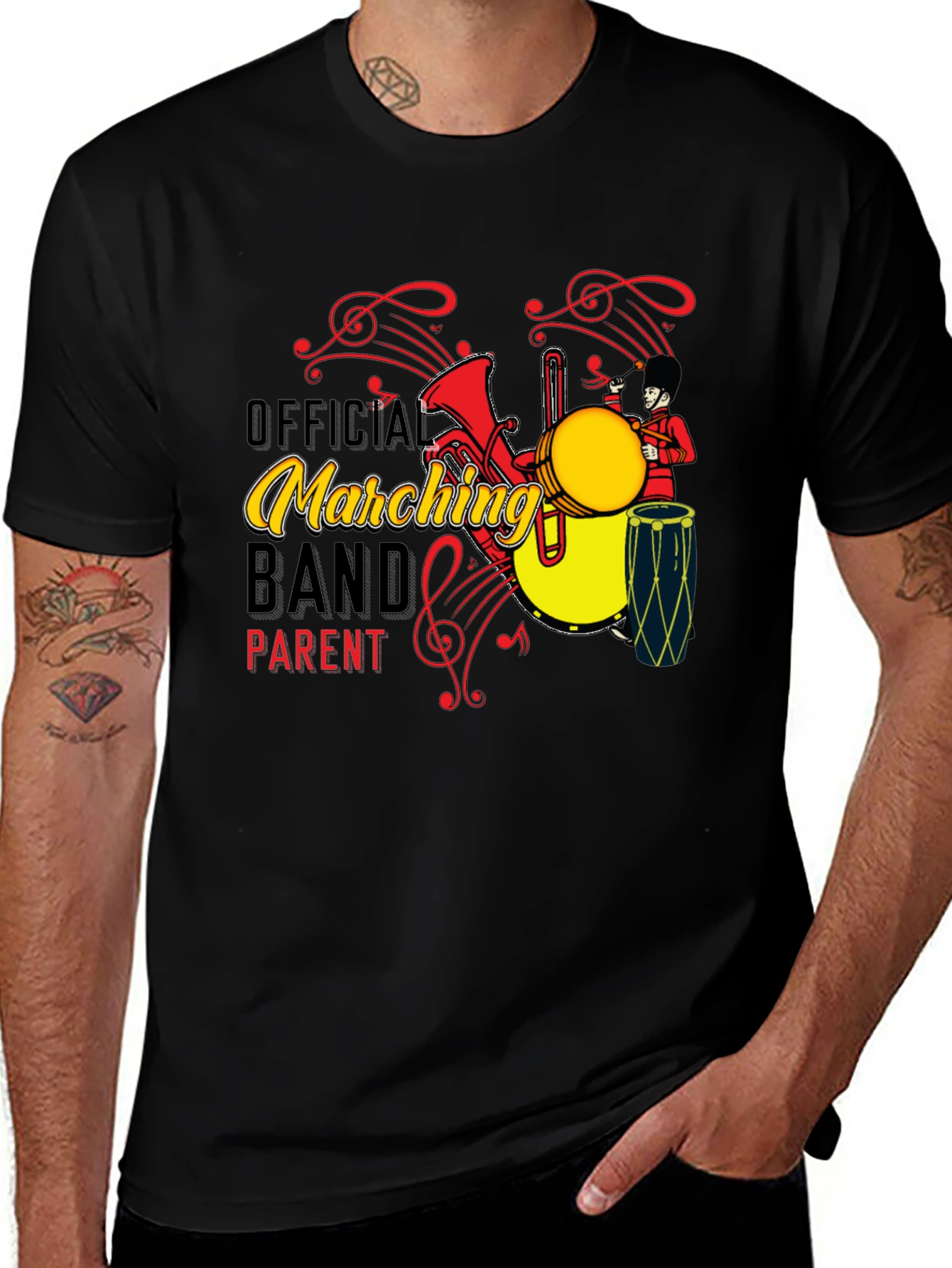 Variant 2 of Official Marching Band Parent T-Shirt