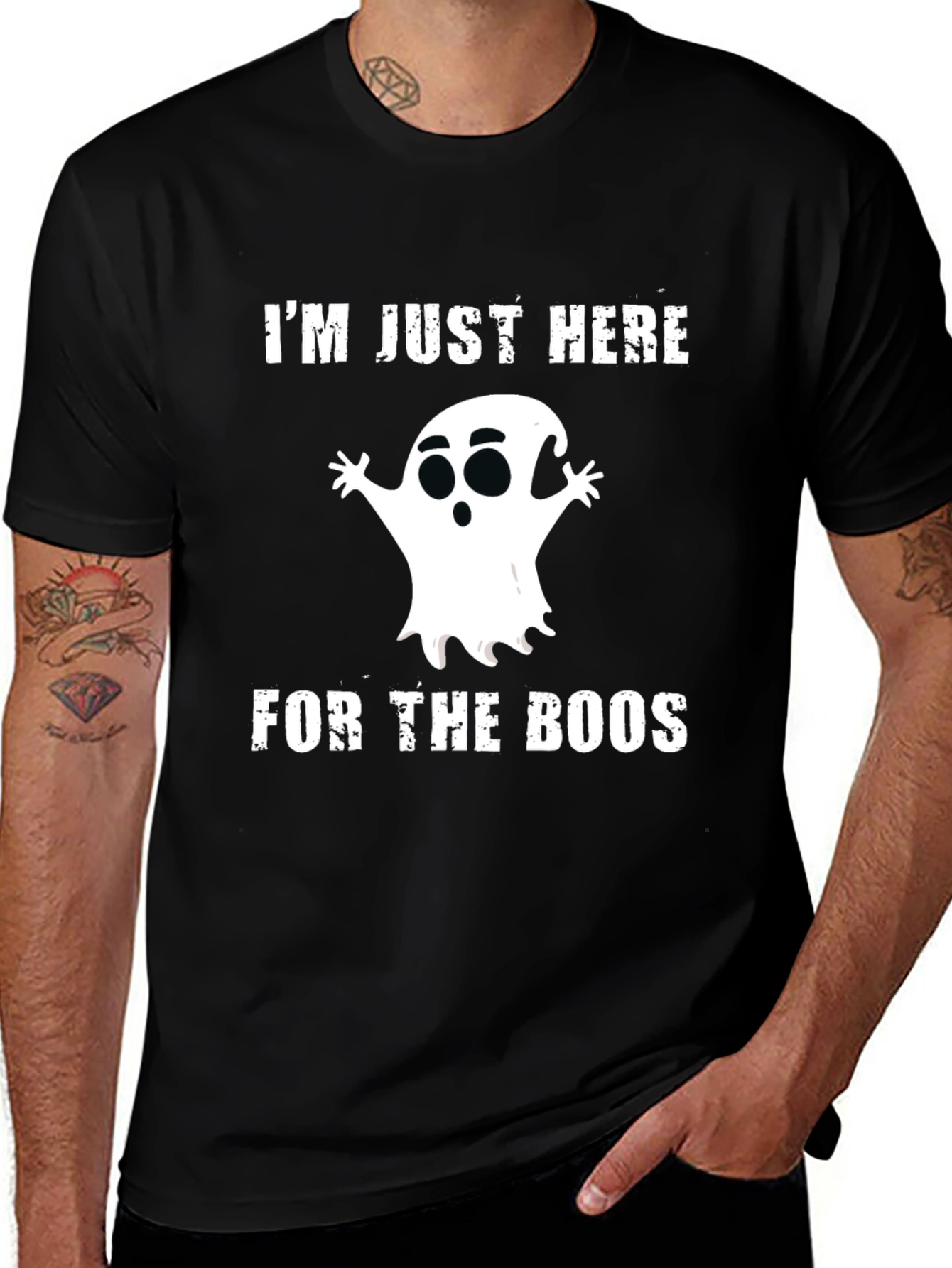 I'm Just Here for the Boos Halloween T-Shirt