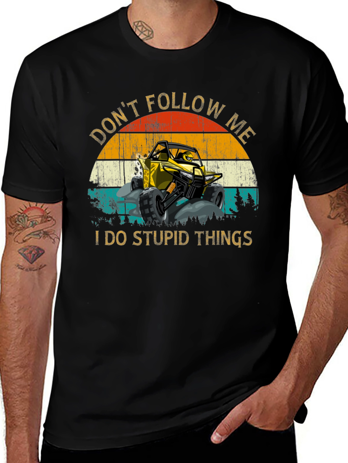 Variant 30 of Don't Follow Me T-Shirt - Off-Road Adventure