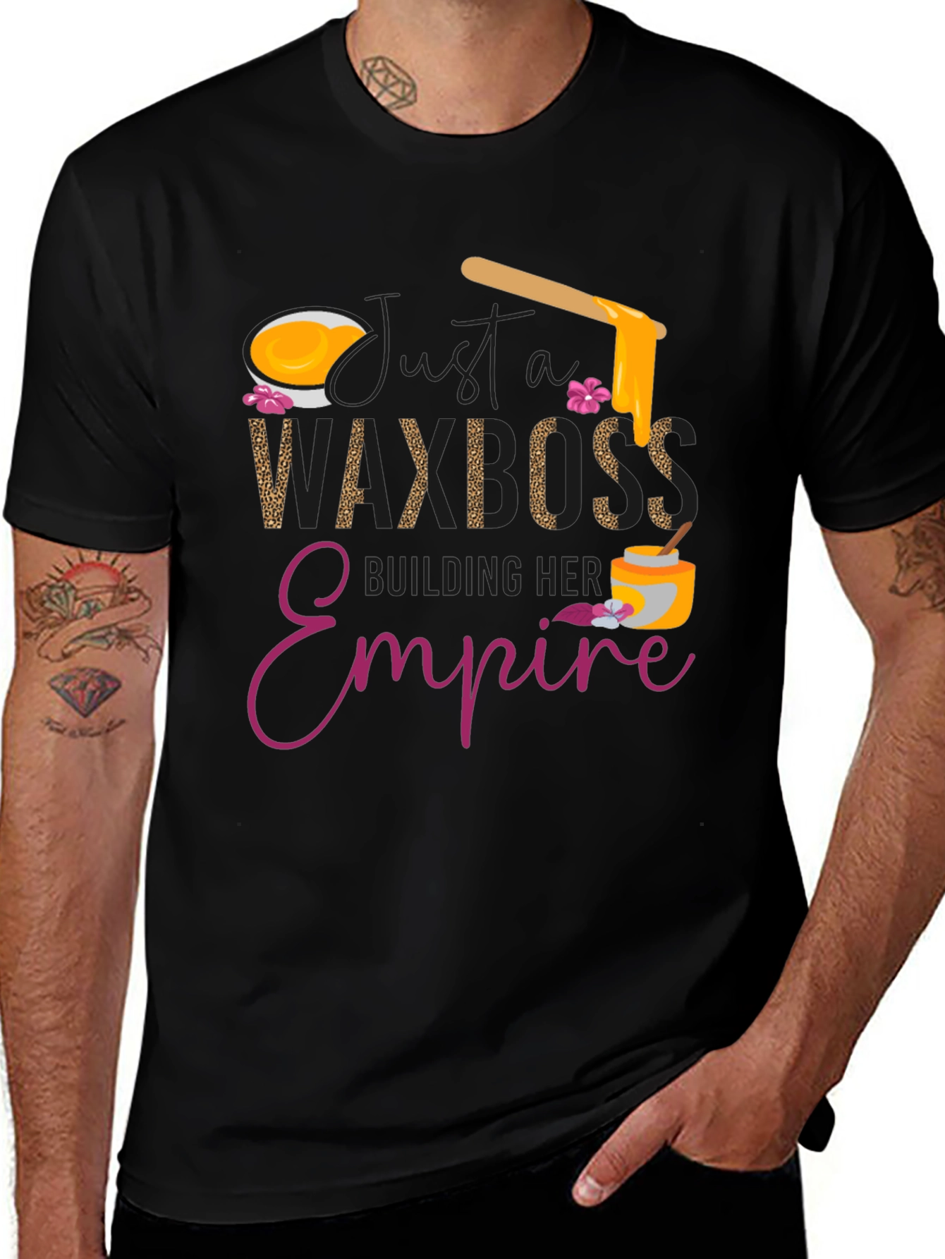 Variant 2 of Wax Boss T-Shirt - Building Her Empire