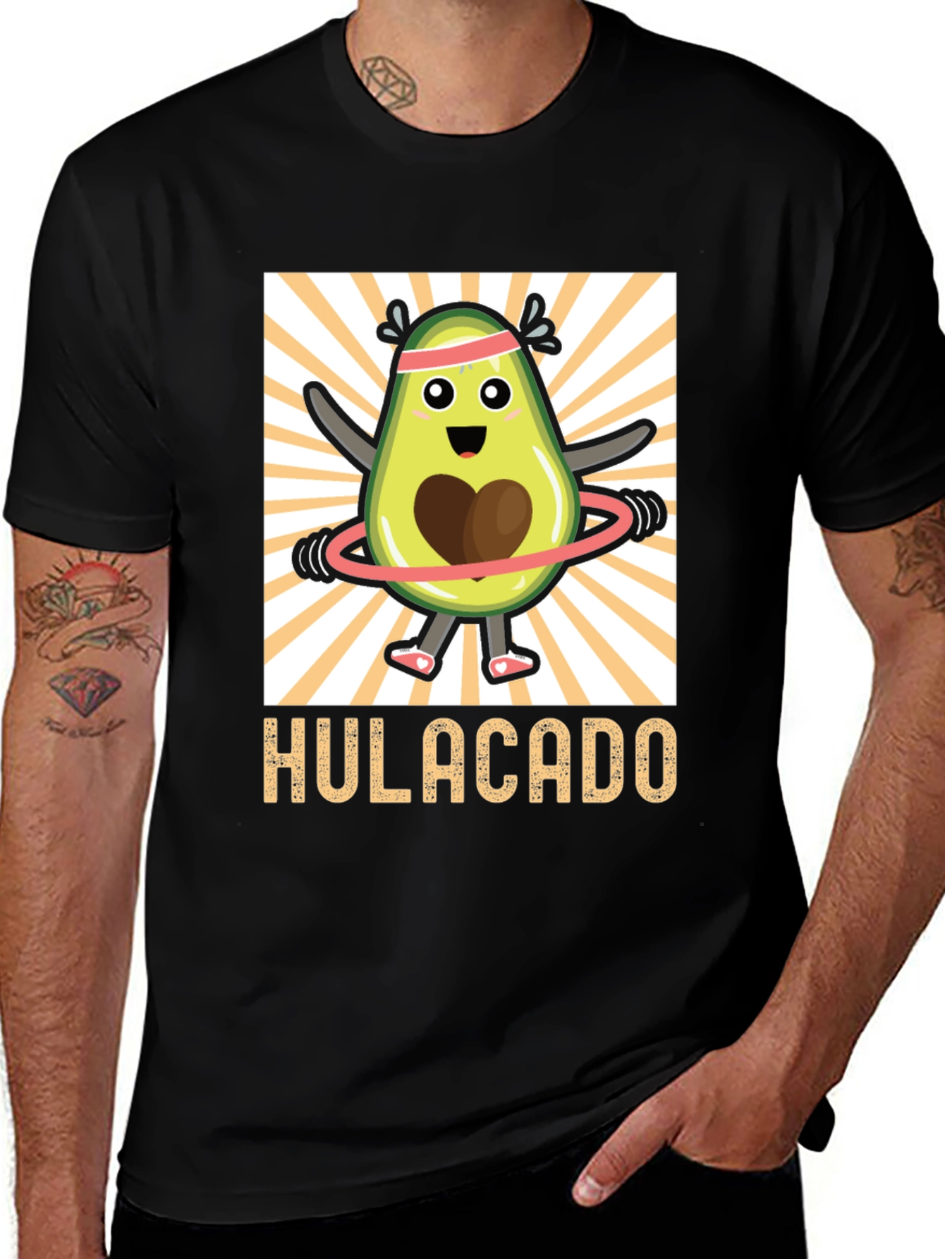 Variant 12 of Hulacado Funny Avocado T-Shirt