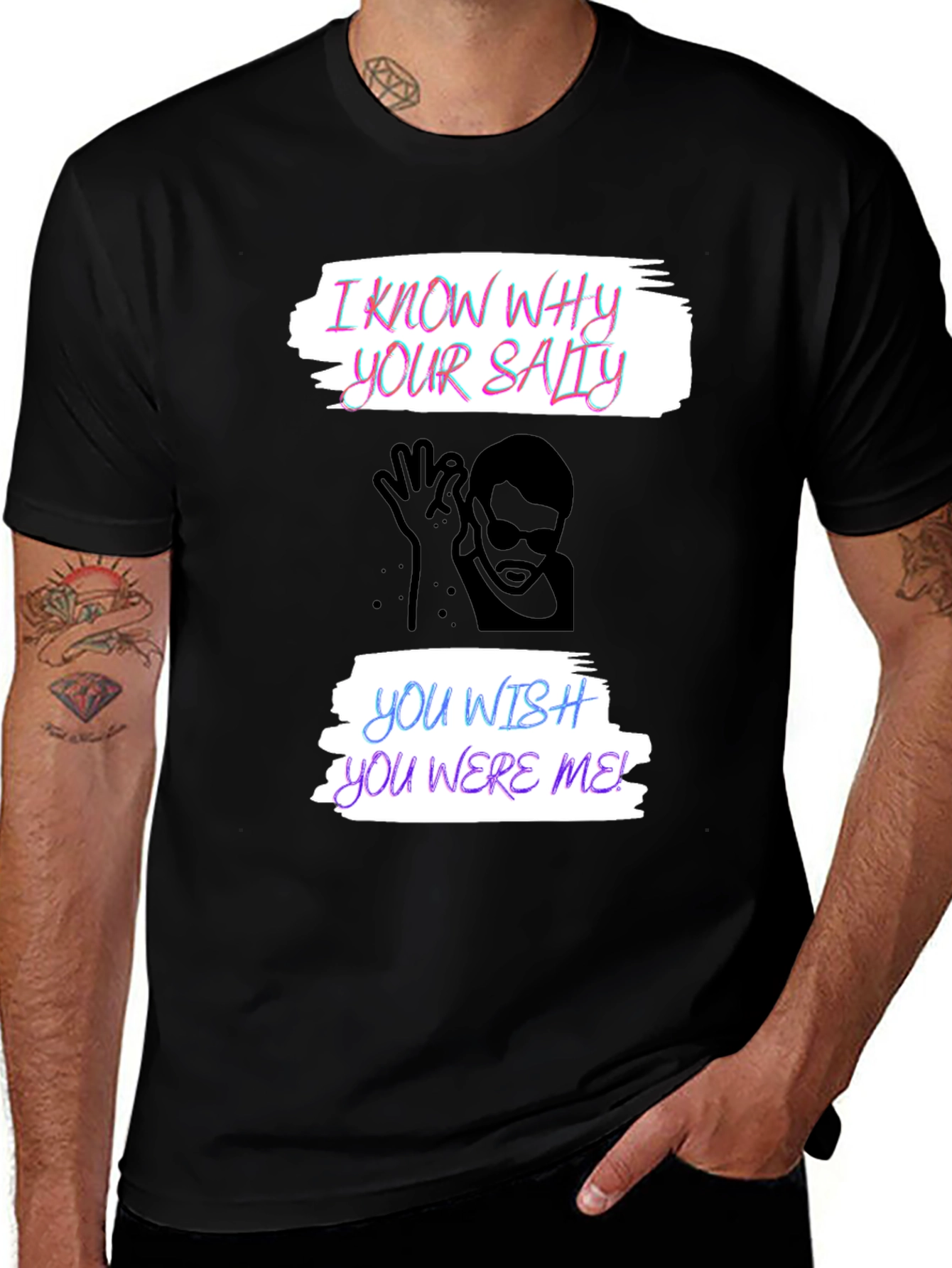 Variant 8 of Salty Meme Graphic T-Shirt