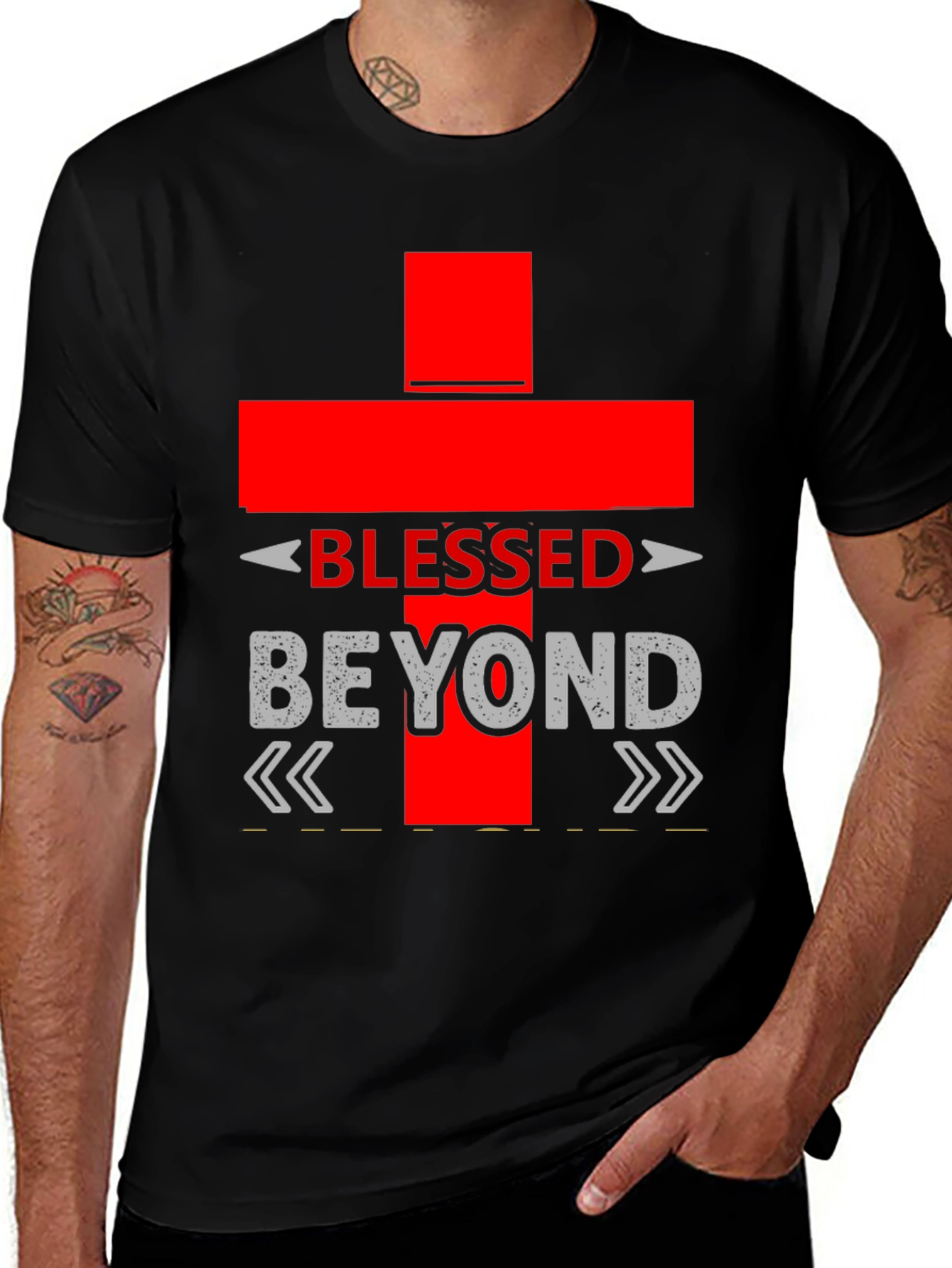 Variant 30 of Blessed Beyond Graphic T-Shirt