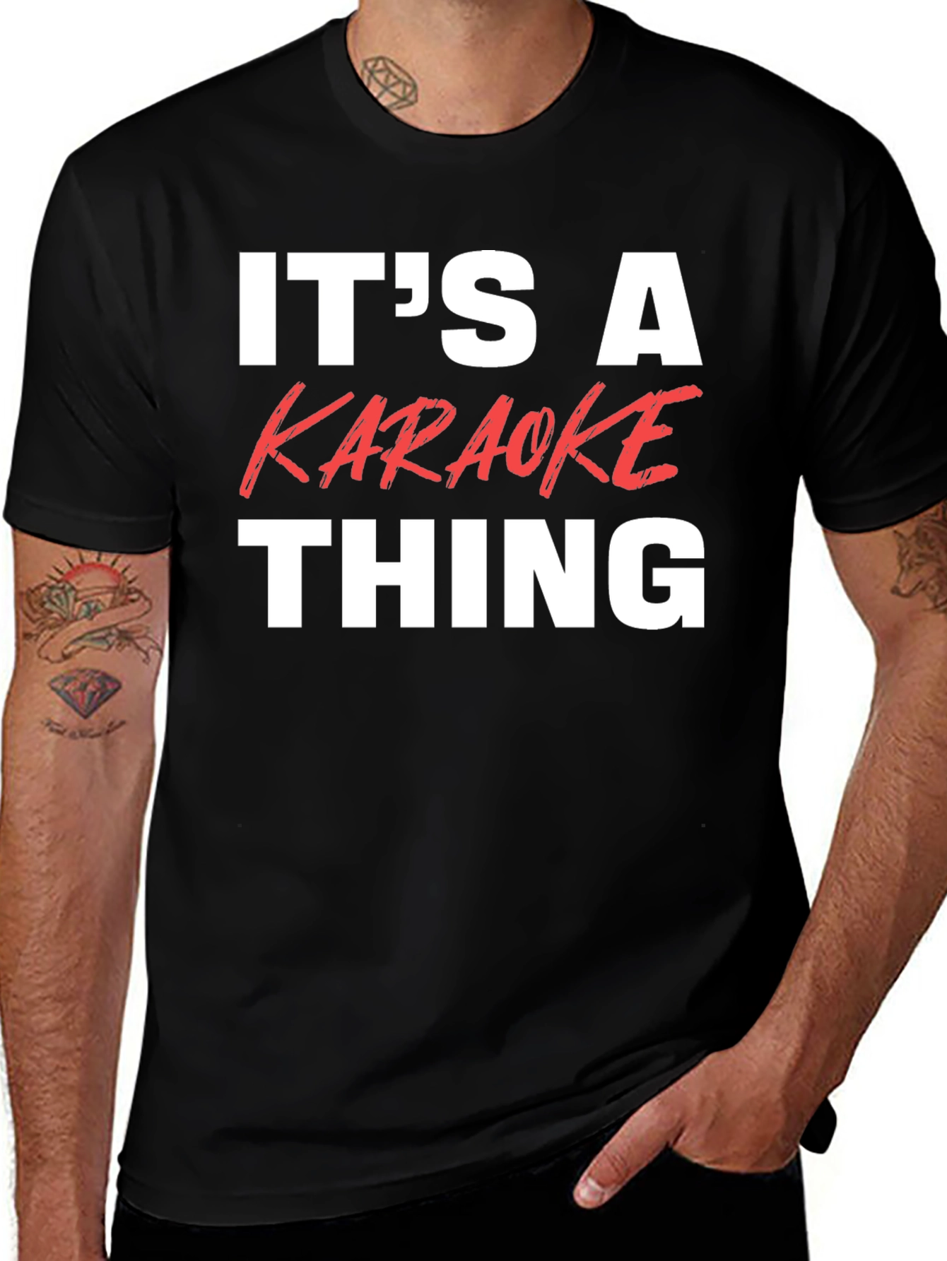 Variant 19 of It's A Karaoke Thing T-Shirt - Music Lover Tee