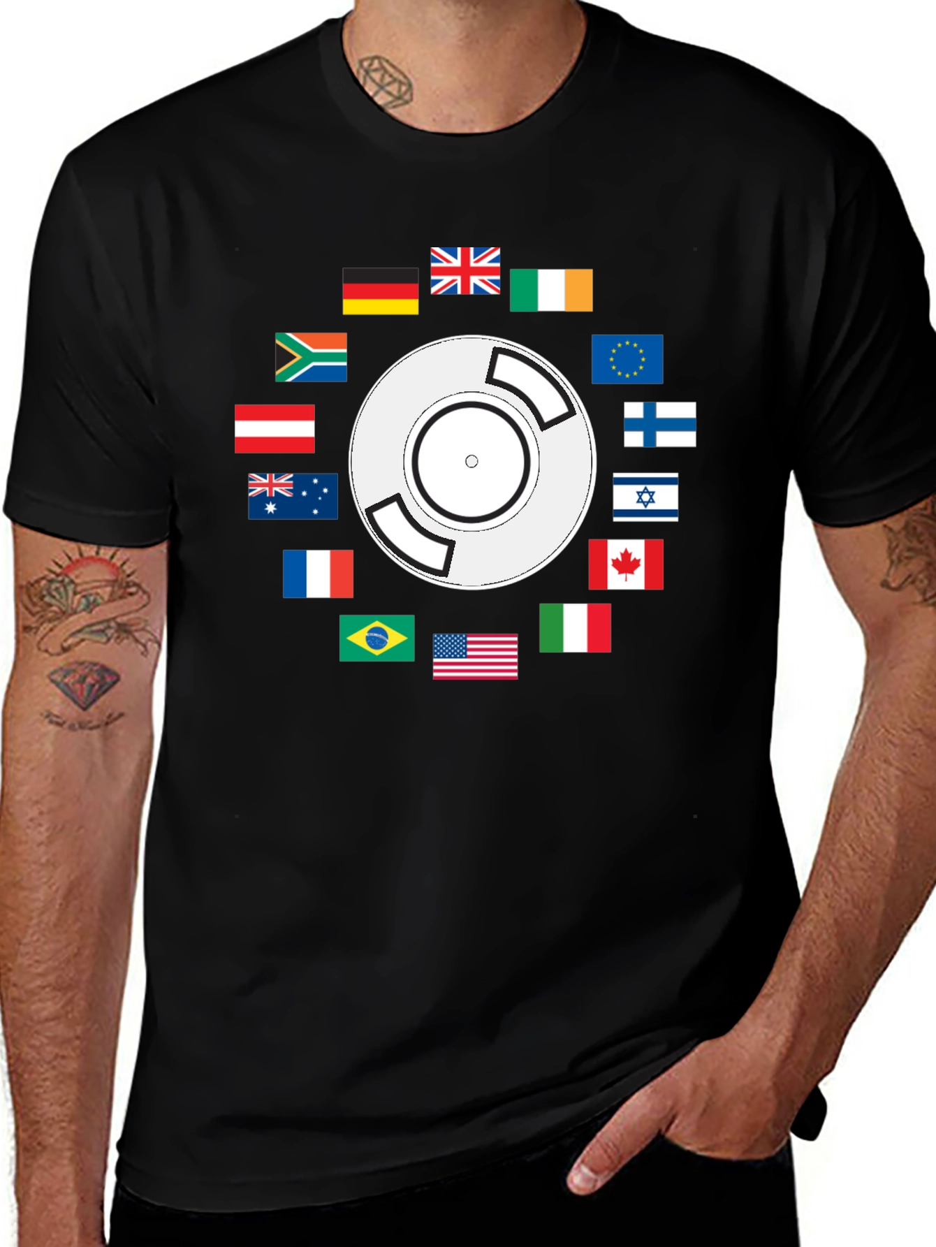 Variant 5 of International Music T-Shirt