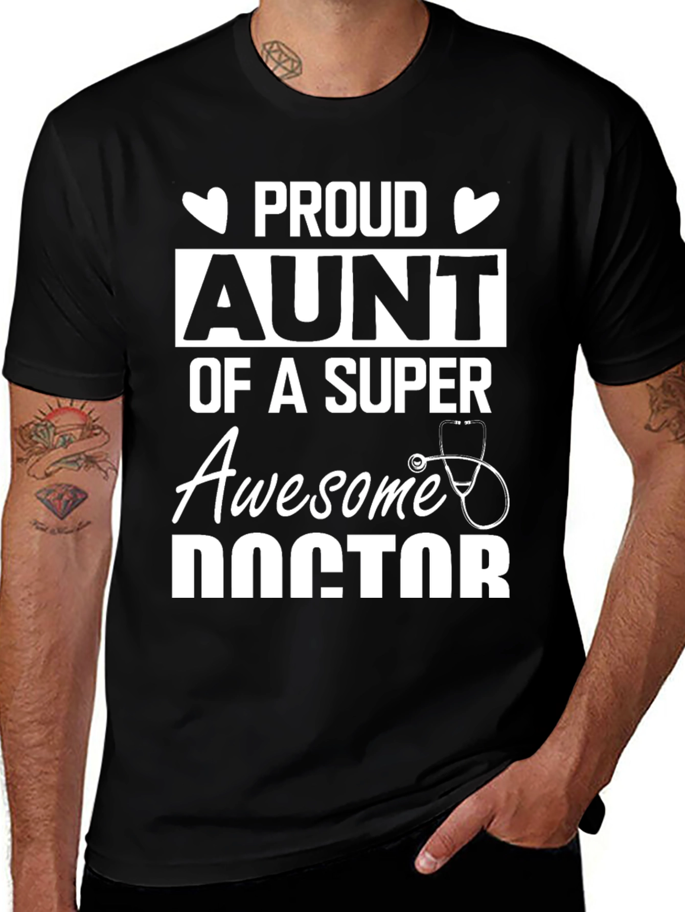 Variant 19 of Proud Aunt of a Super Awesome Doctor T-Shirt