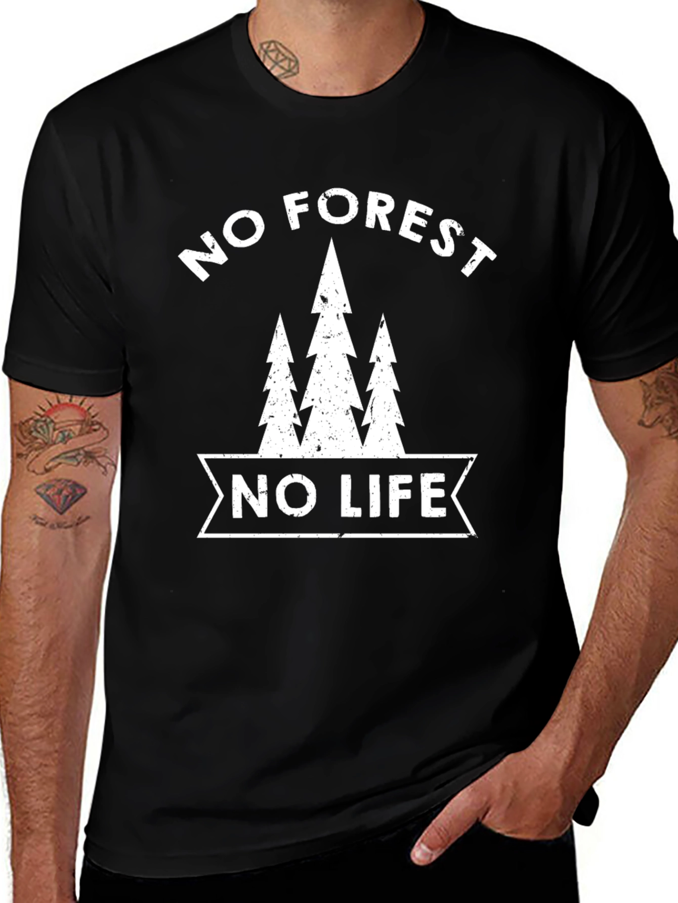 Variant 11 of No Forest No Life Graphic T-Shirt