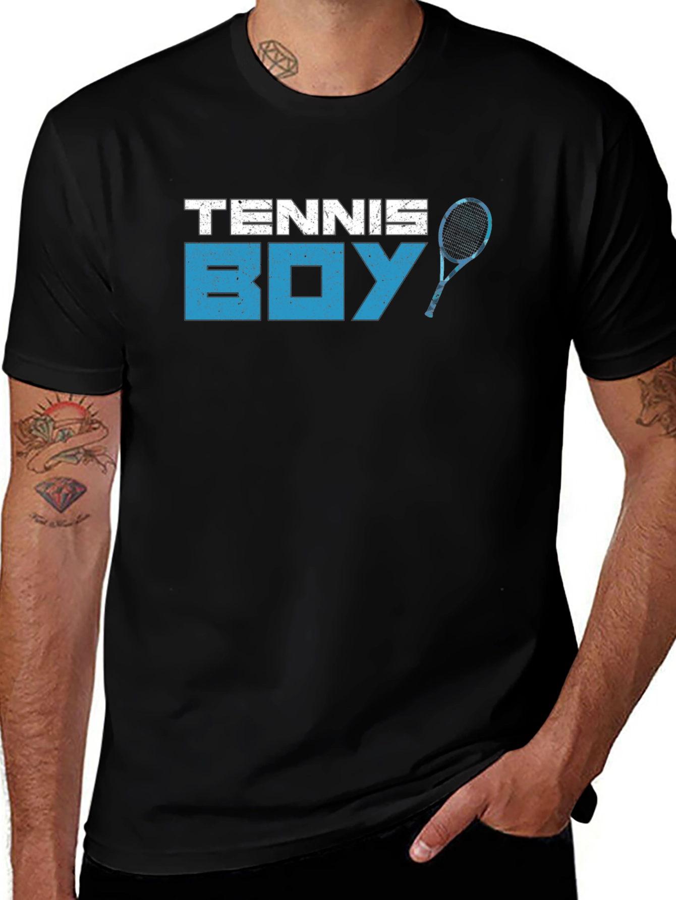 Variant 4 of Tennis Boy Graphic T-Shirt