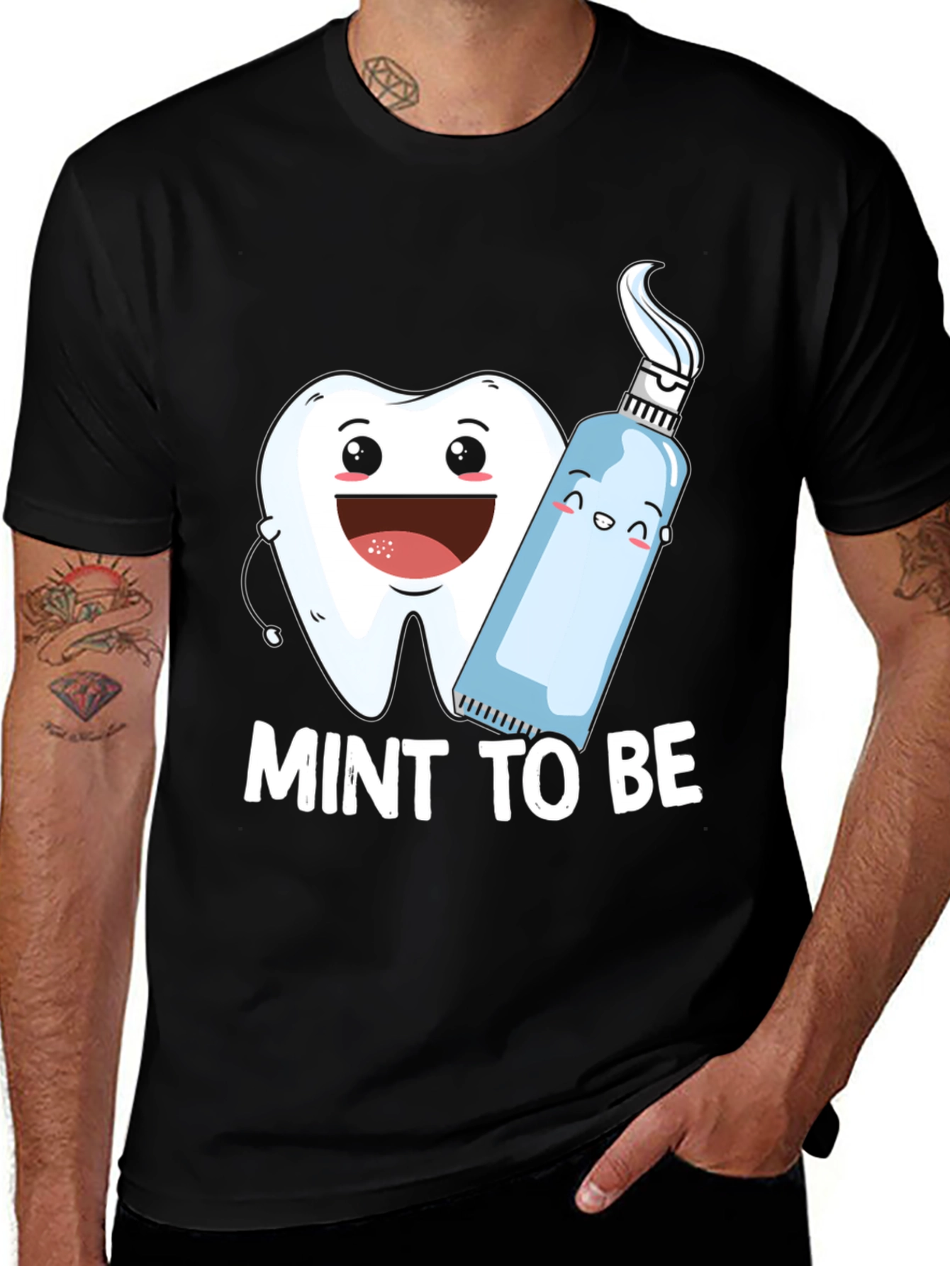 Variant 4 of Mint To Be T-Shirt: Funny Dental Humor Tee