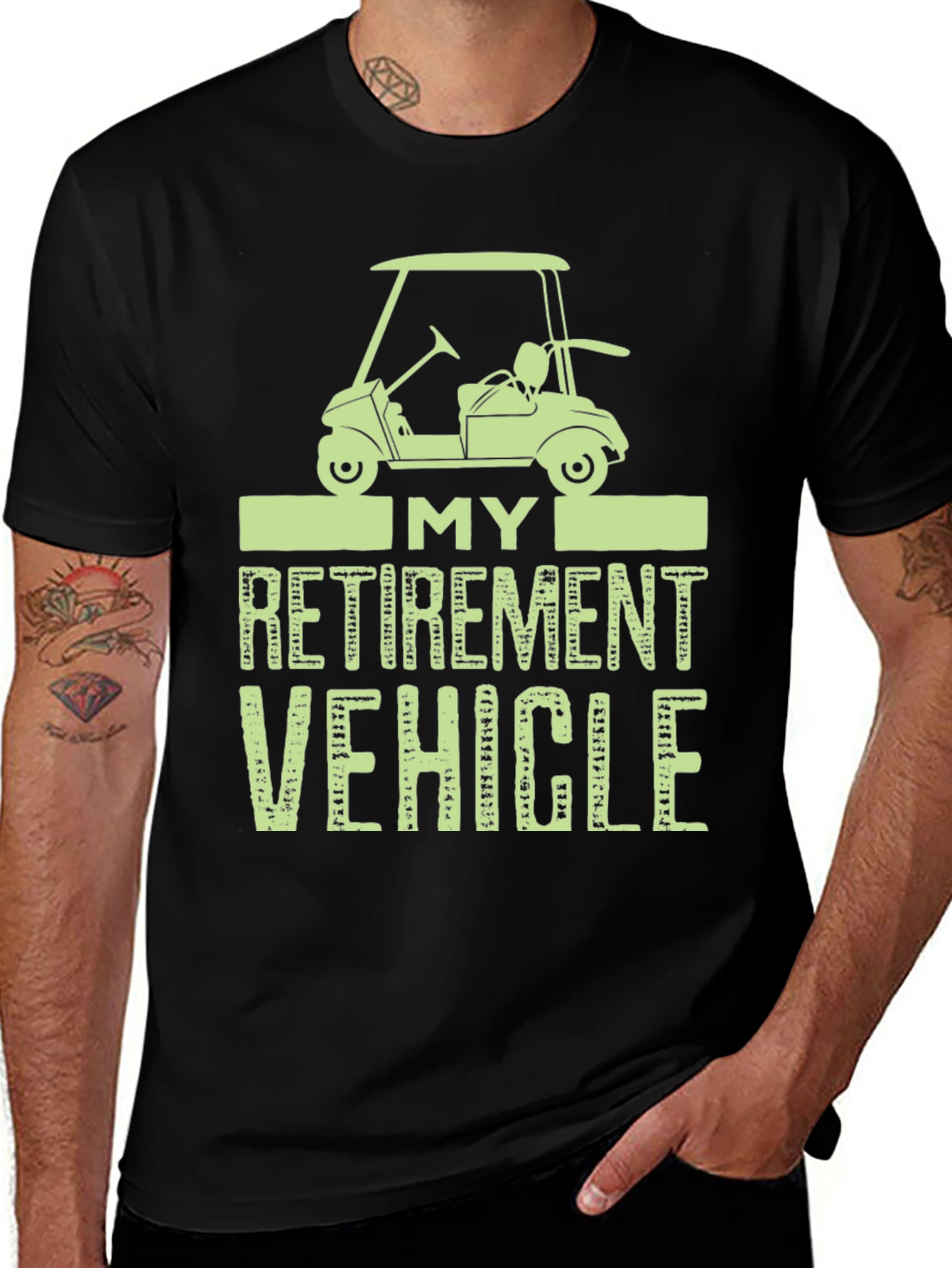 Variant 11 of My Retirement Vehicle Funny Golf T-Shirt
