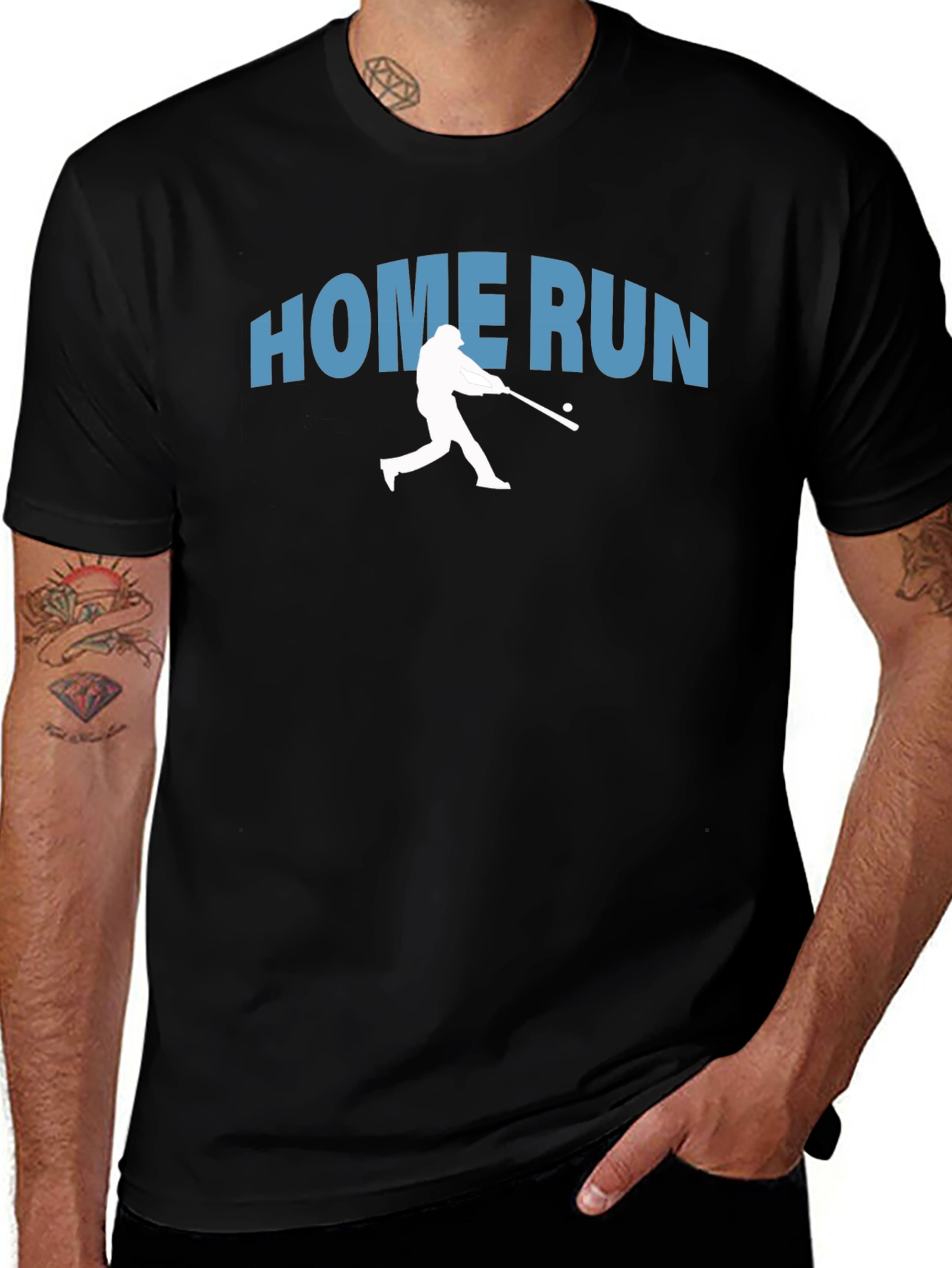 Variant 27 of Home Run Baseball Graphic T-Shirt