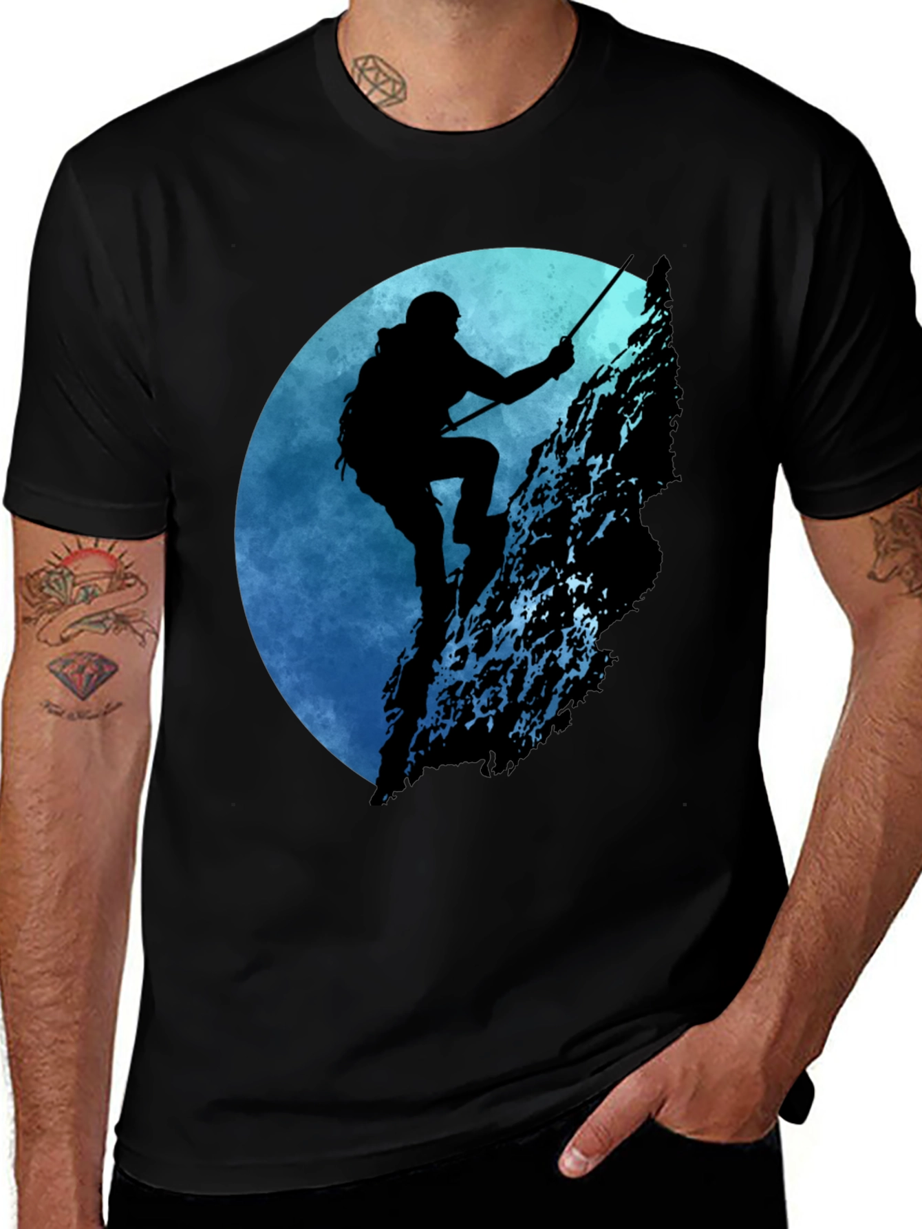 Climbing Silhouette T-Shirt - Adventure Ready
