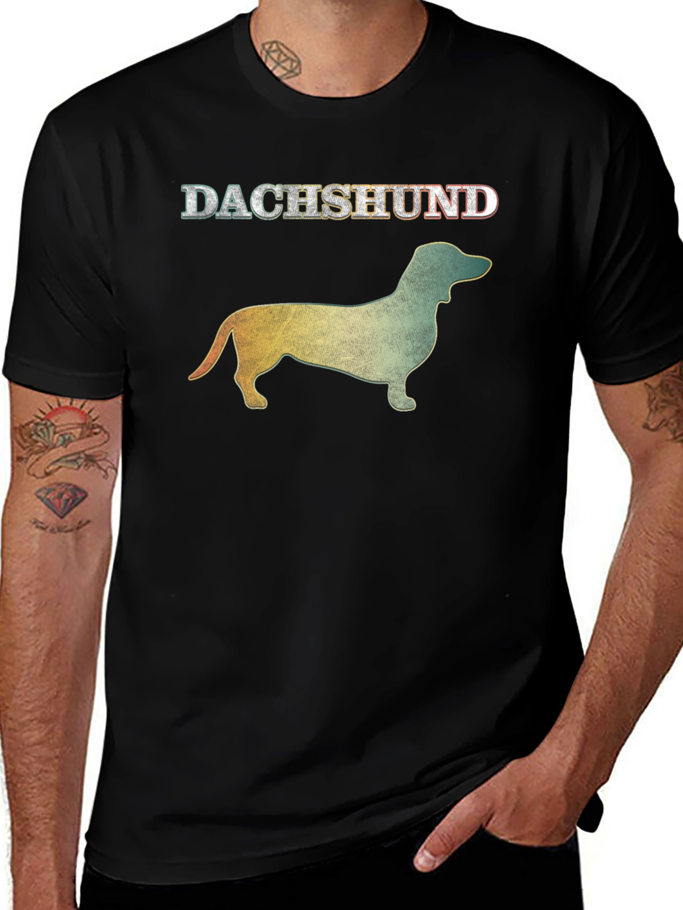 Variant 21 of Vintage Dachshund Dog Graphic T-Shirt