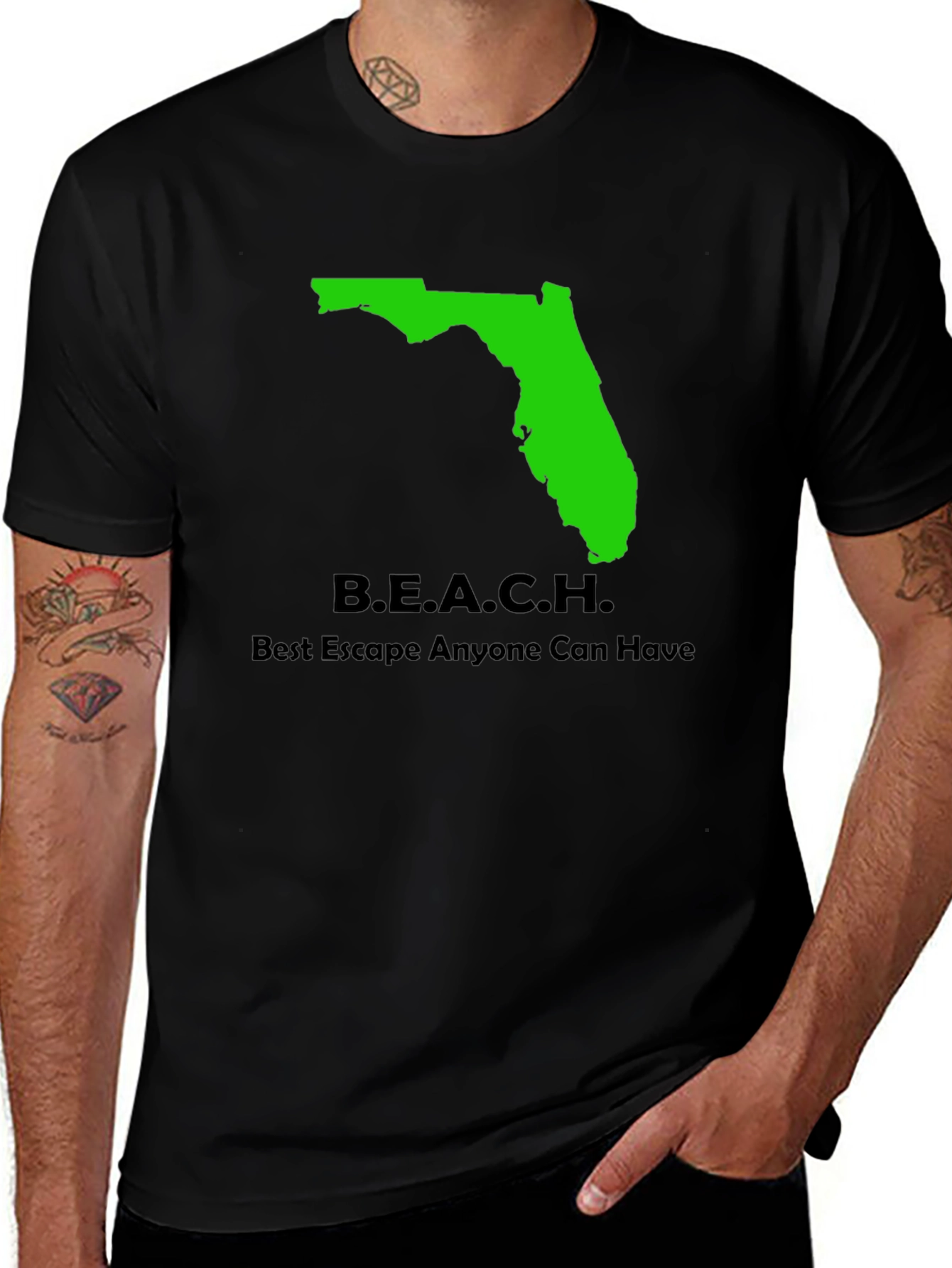 Florida BEACH Graphic T-Shirt