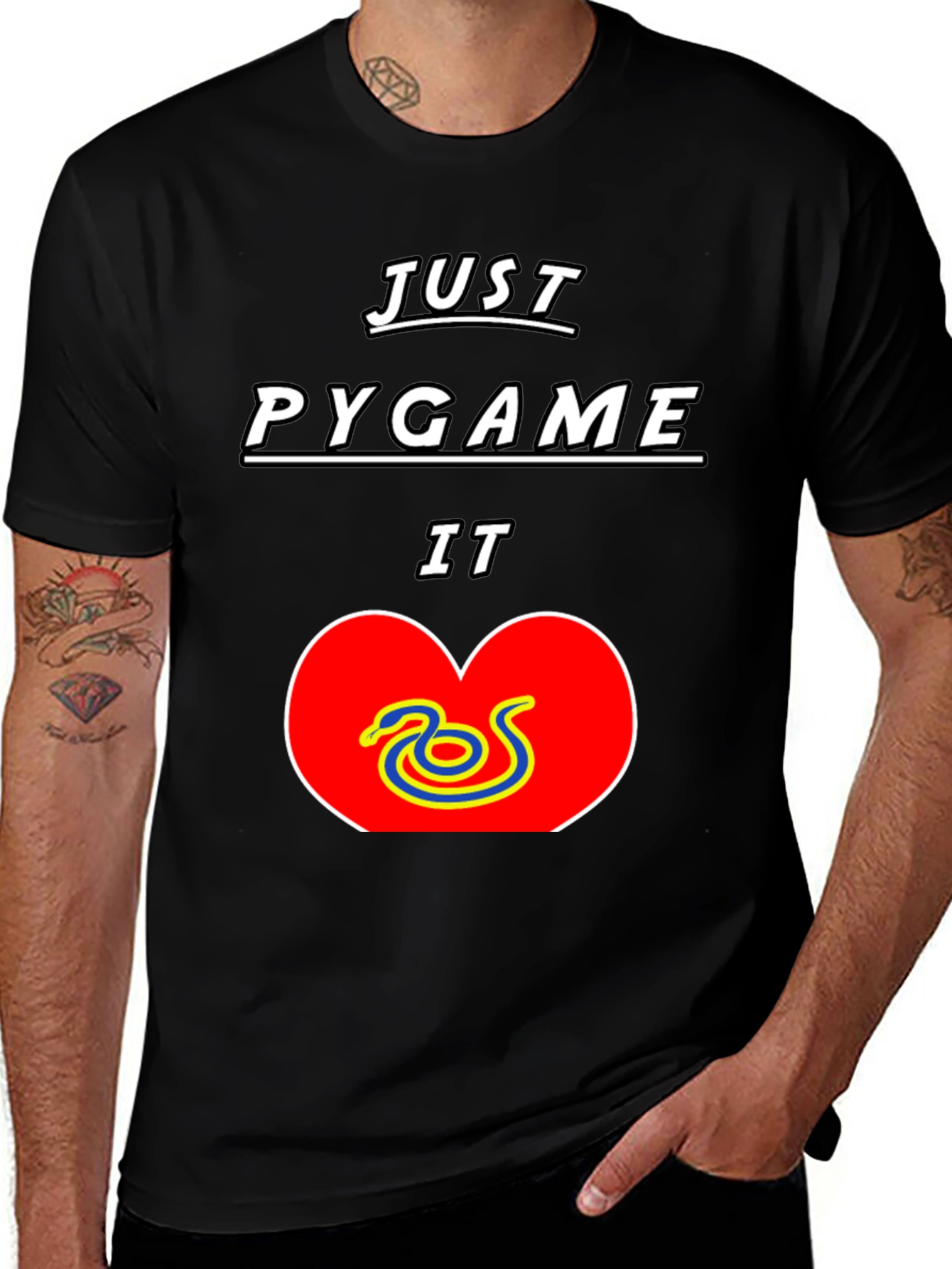 Just Pygame It T-Shirt - Python Developer Tee