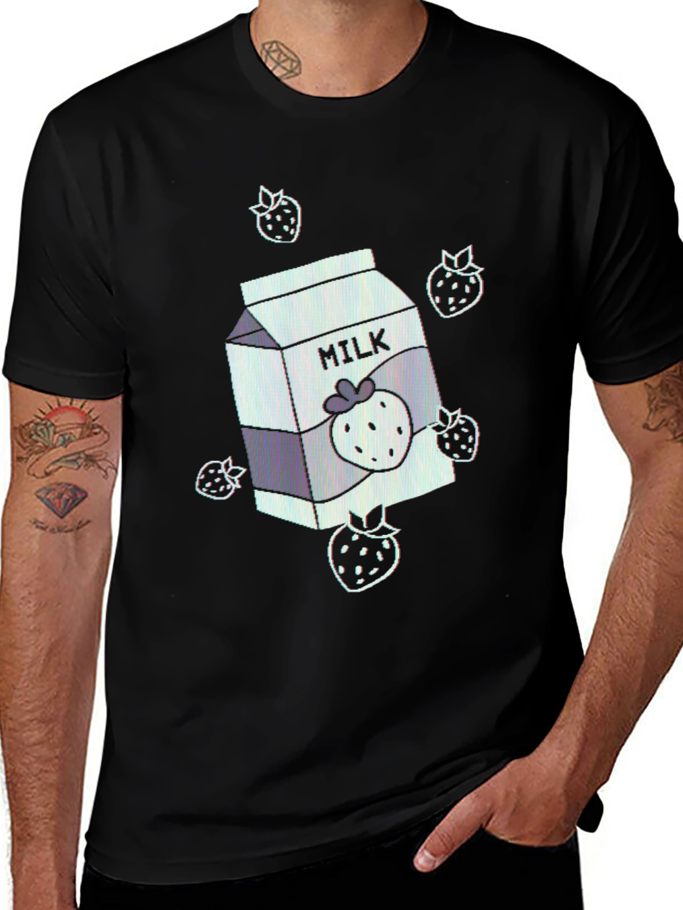 Strawberry Milk Graphic Tee