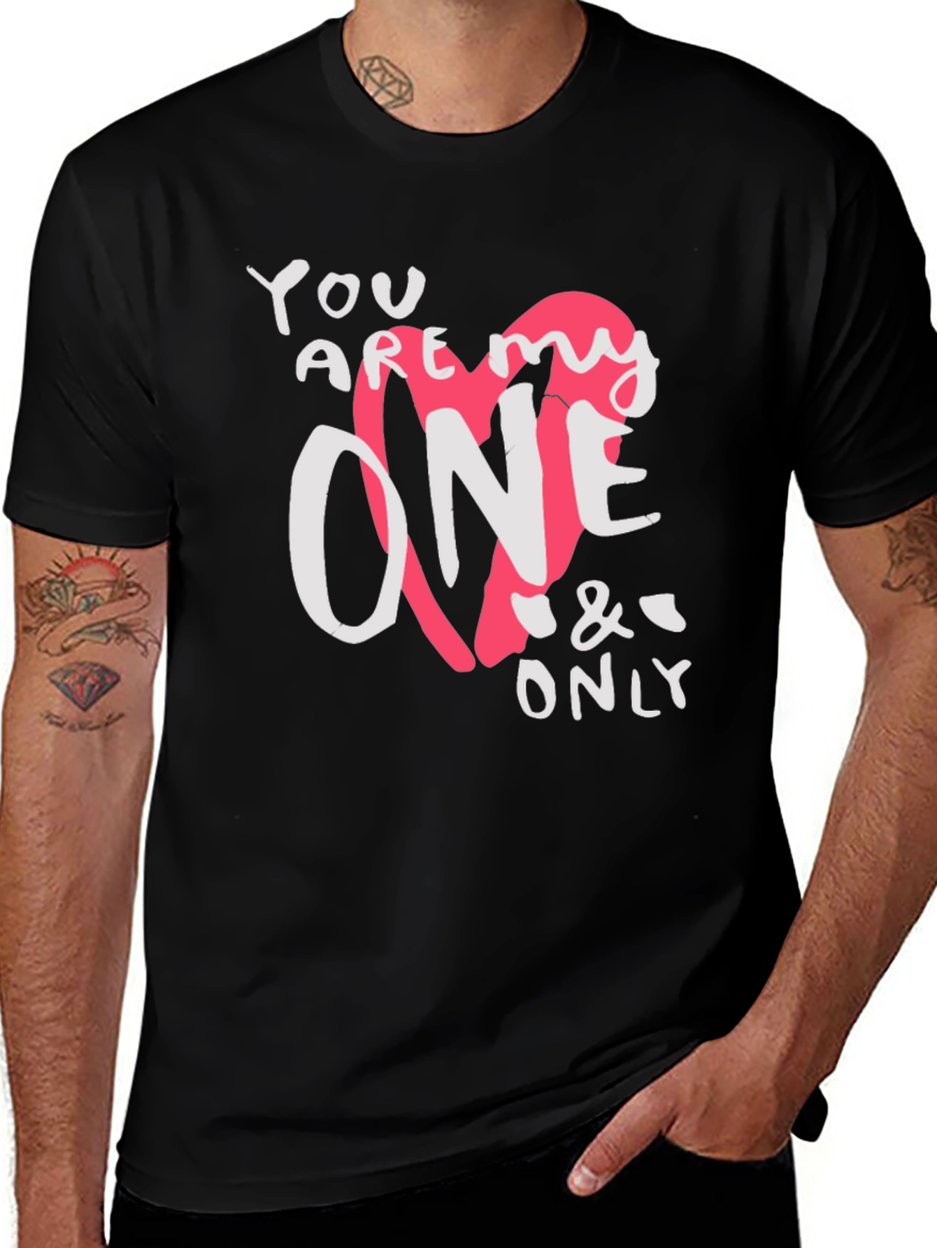 Variant 13 of You Are My One & Only Graphic Tee - Valentine's Day