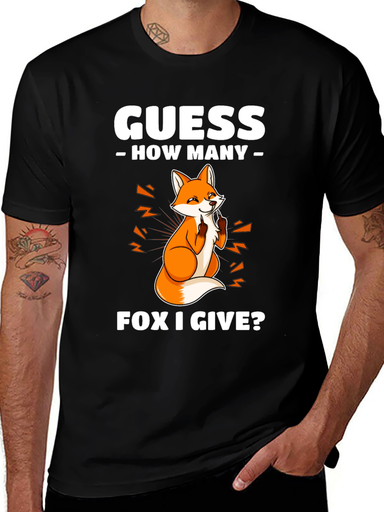 Variant 16 of Guess How Many Fox I Give T-Shirt