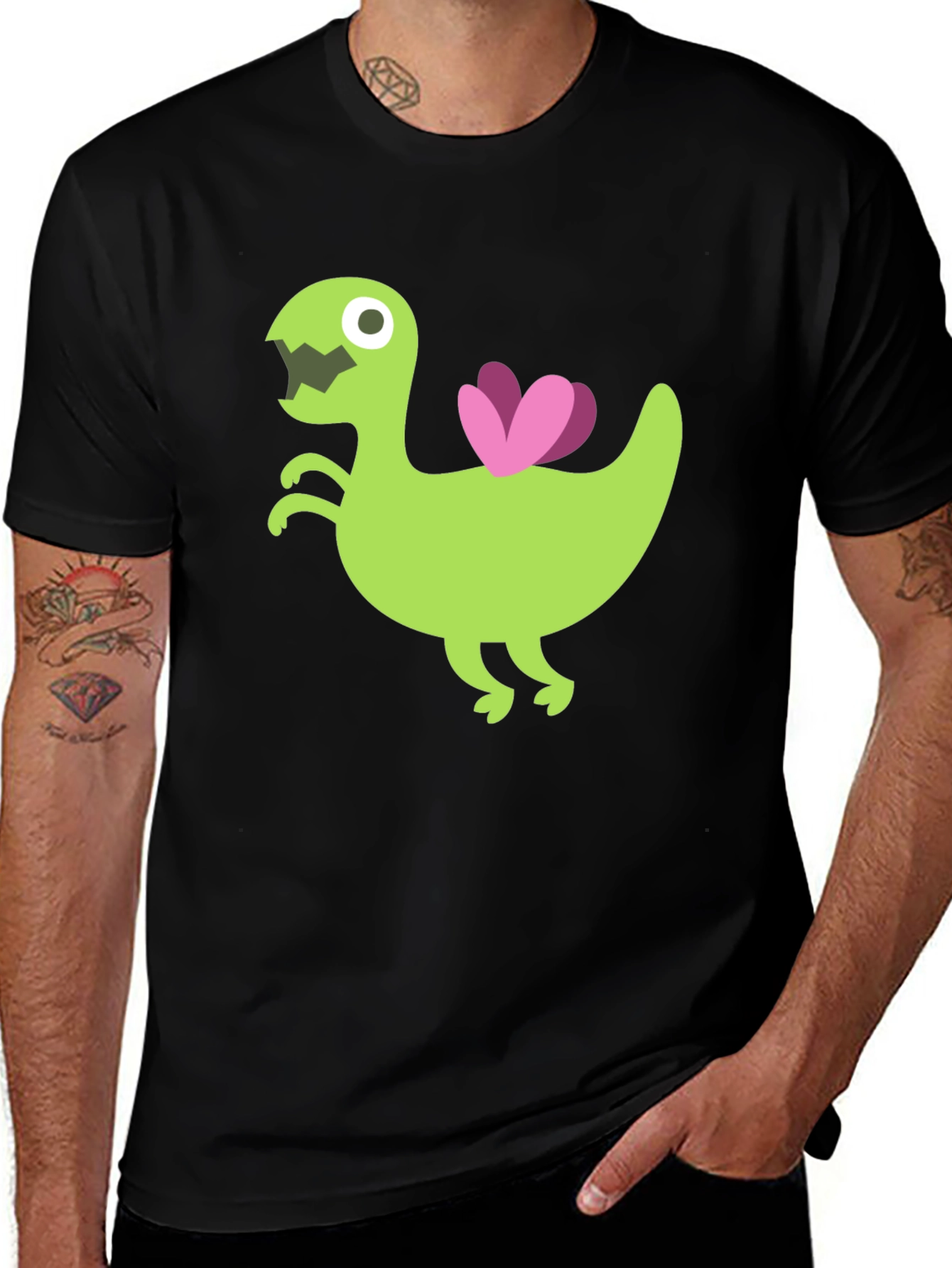 Variant 23 of Cartoon Dino T-Shirt - Unique Graphic Tee