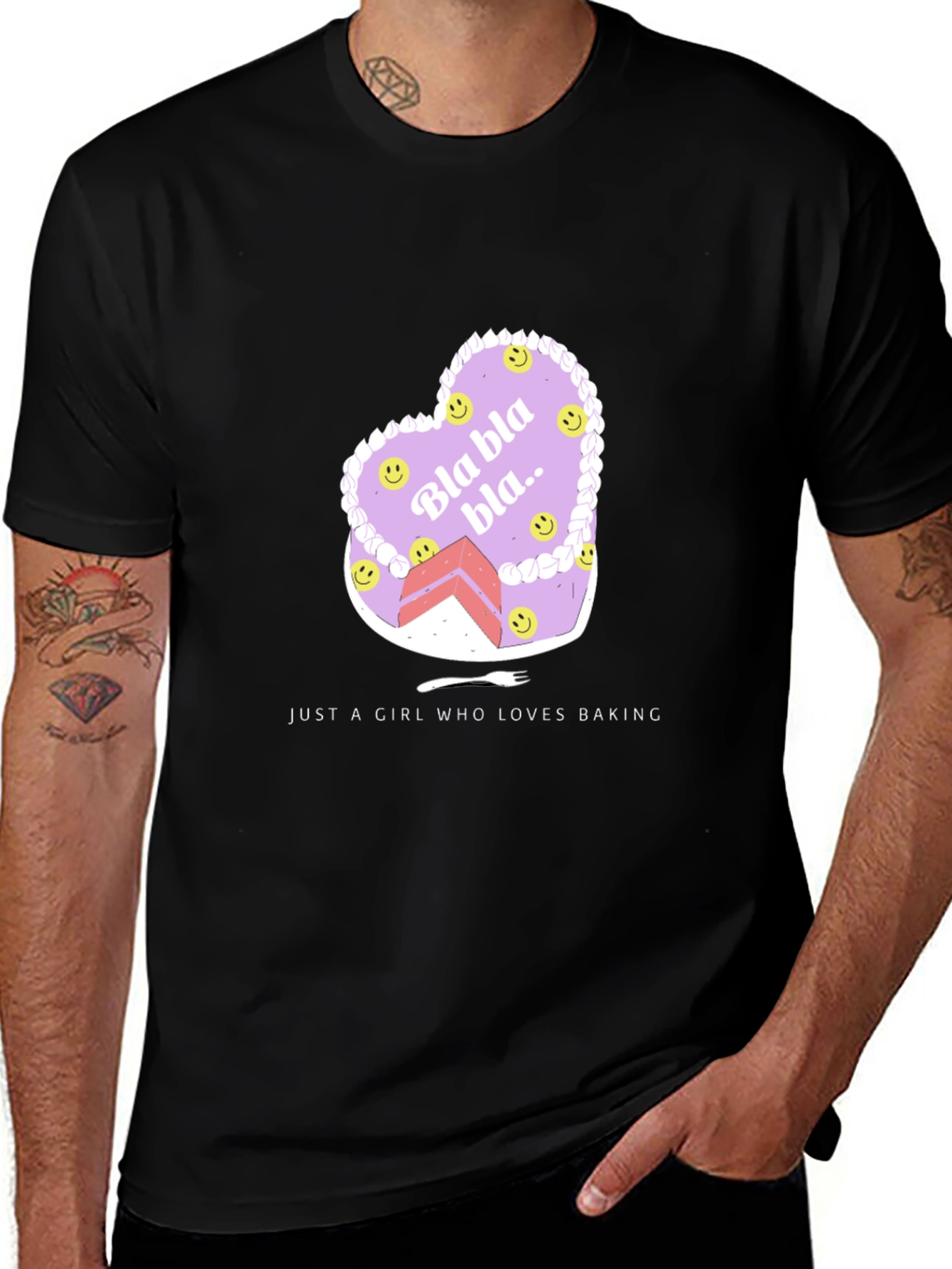 Variant 17 of Baking Lover T-Shirt - Cake Design